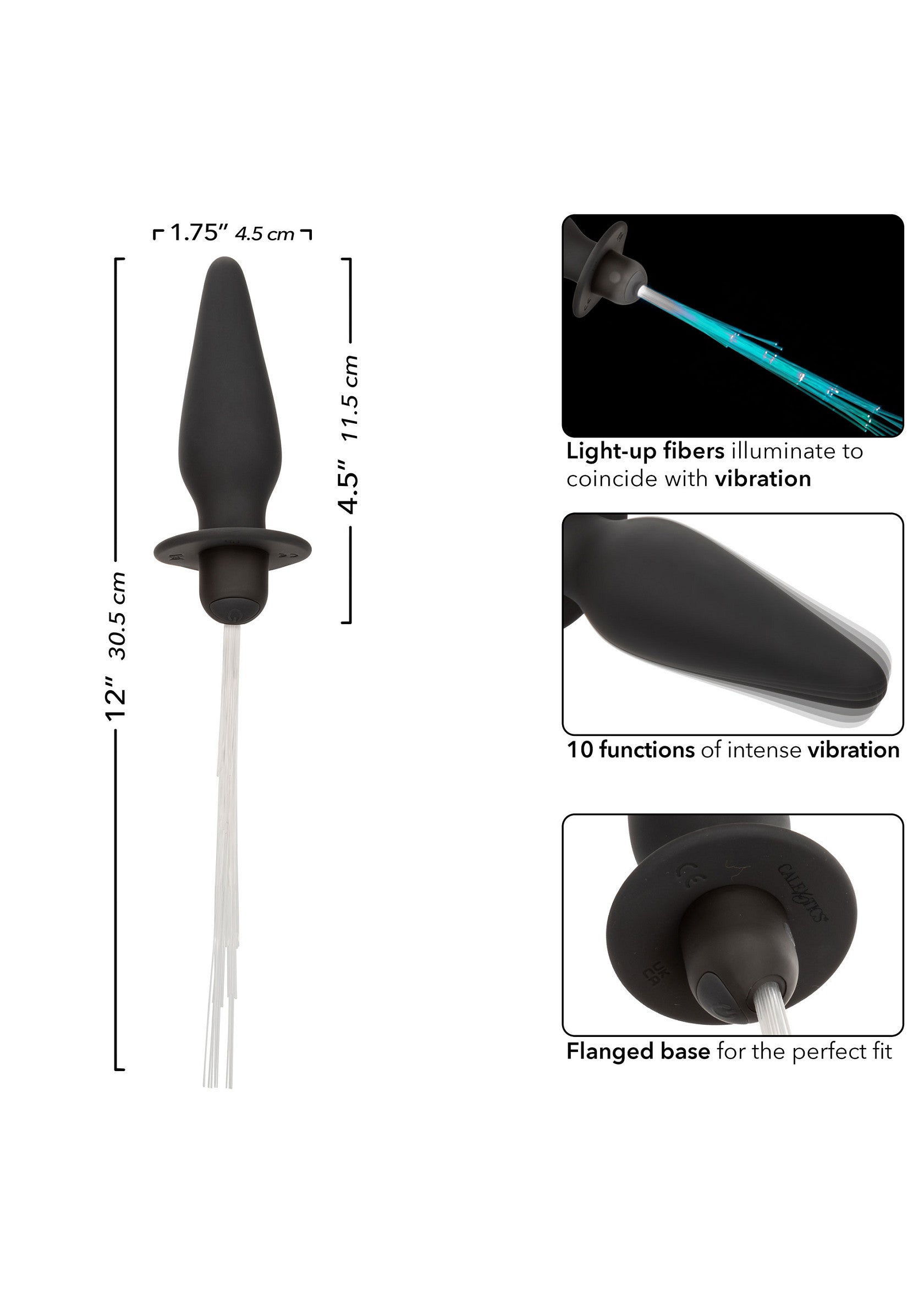 Jouet anal CalExotics Vibrating Light Up Anal Probe