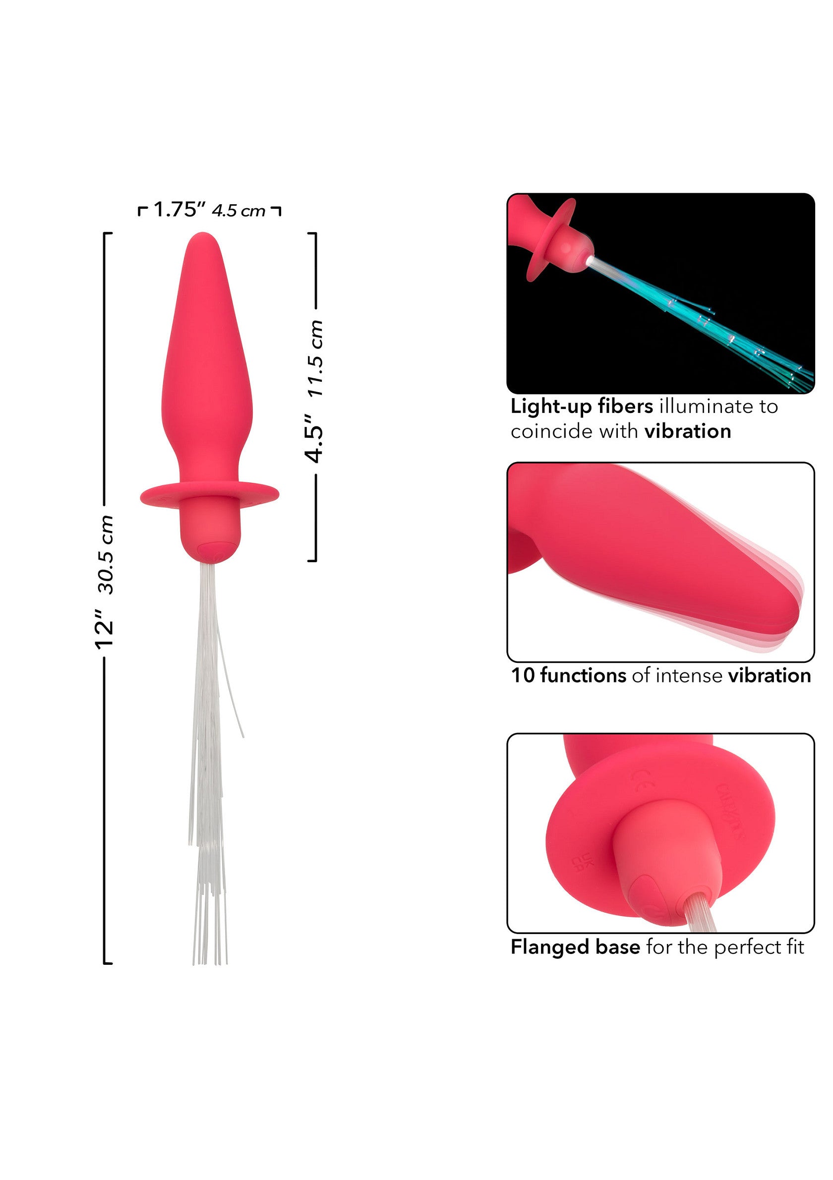 Jouet anal CalExotics Vibrating Light Up Anal Probe