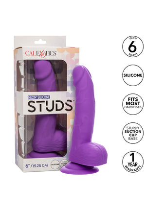 Dildo CalExotics Neon Silicone Studs 6 inch