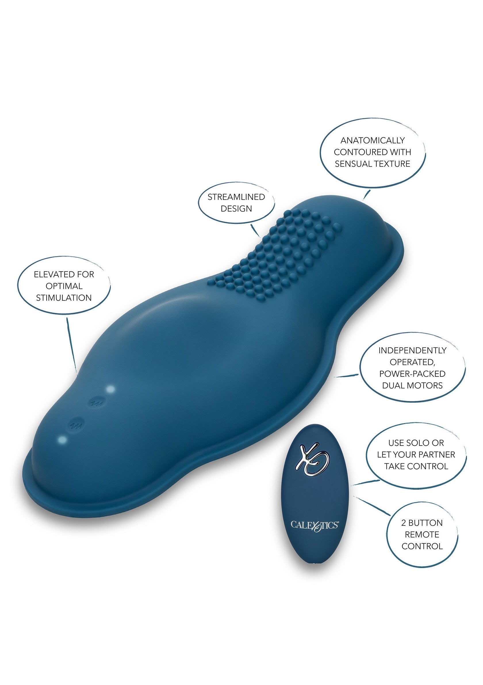 Vibromasseur CalExotics Dual Rider Bump and Grind