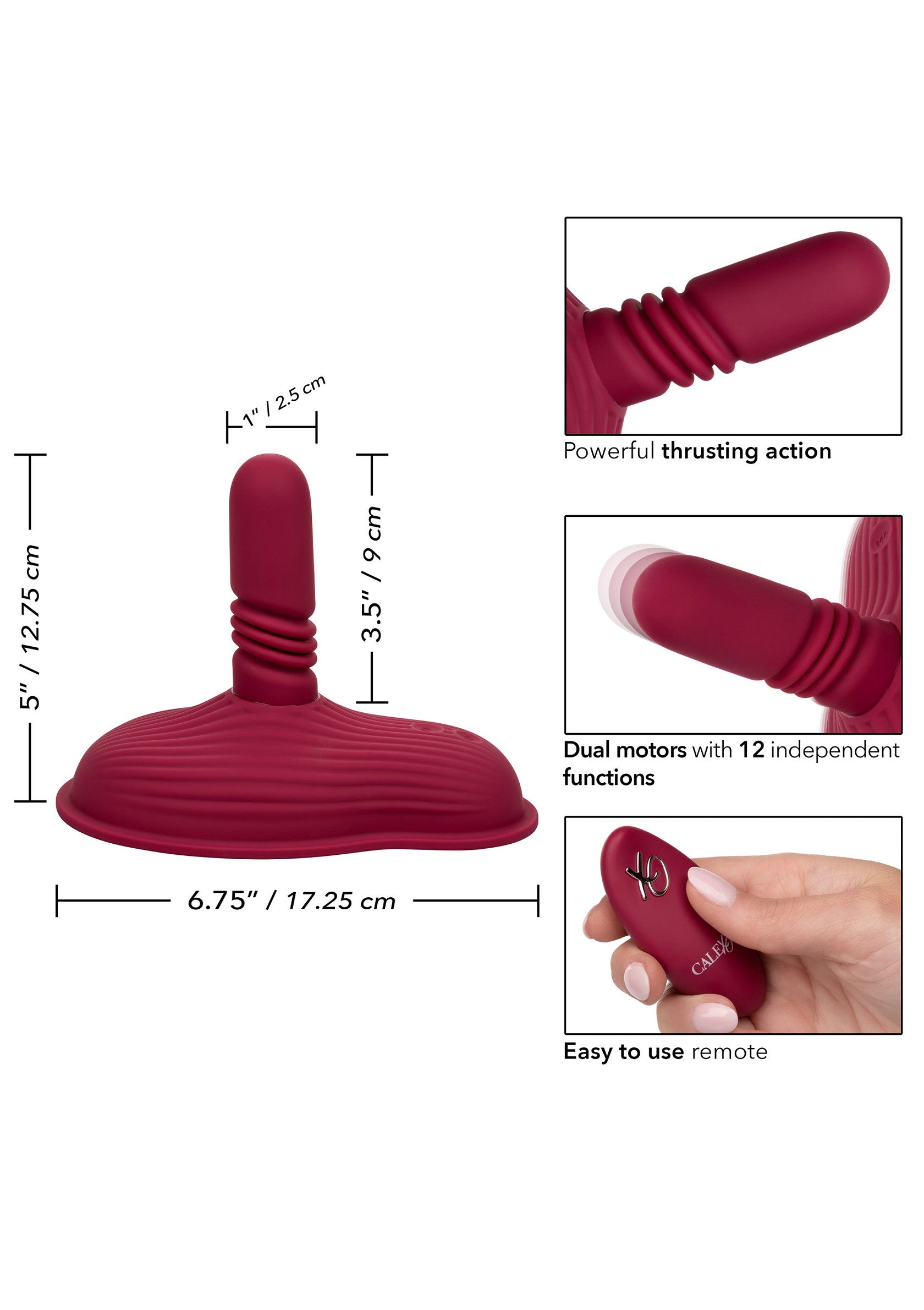 Vibromasseur CalExotics Dual Rider Thrust and Grind