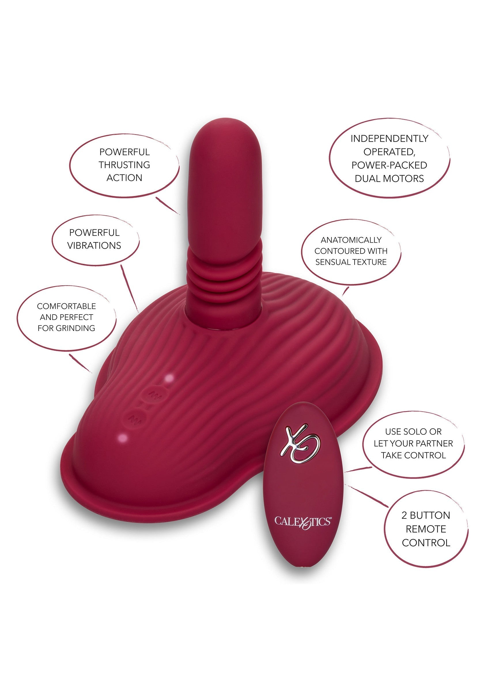 Vibromasseur CalExotics Dual Rider Thrust and Grind
