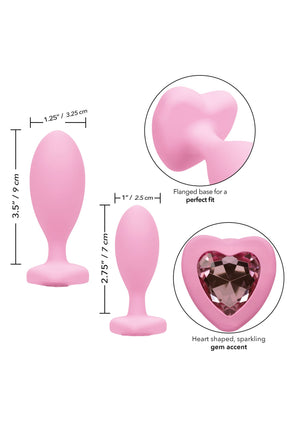 Jouet anal CalExotics First Time Crystal Booty Duo