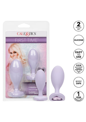 Jouet anal CalExotics First Time Crystal Booty Duo