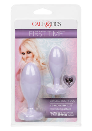Jouet anal CalExotics First Time Crystal Booty Duo