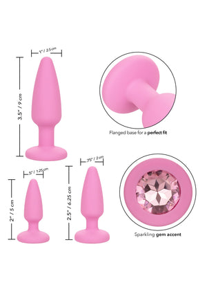 Jouet anal CalExotics Crystal Booty Kit