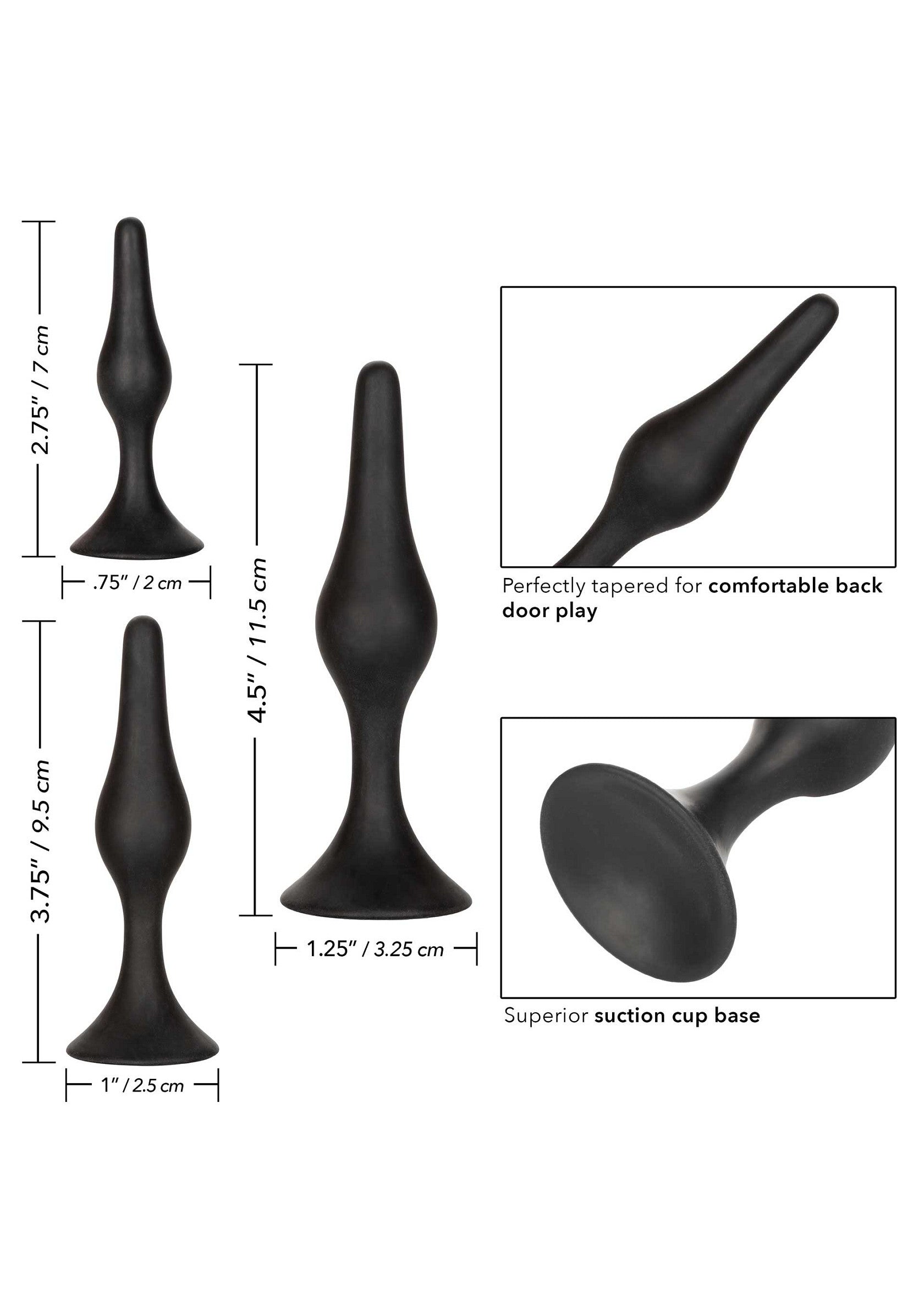 Jouet anal CalExotics Silicone Anal Starter Kit