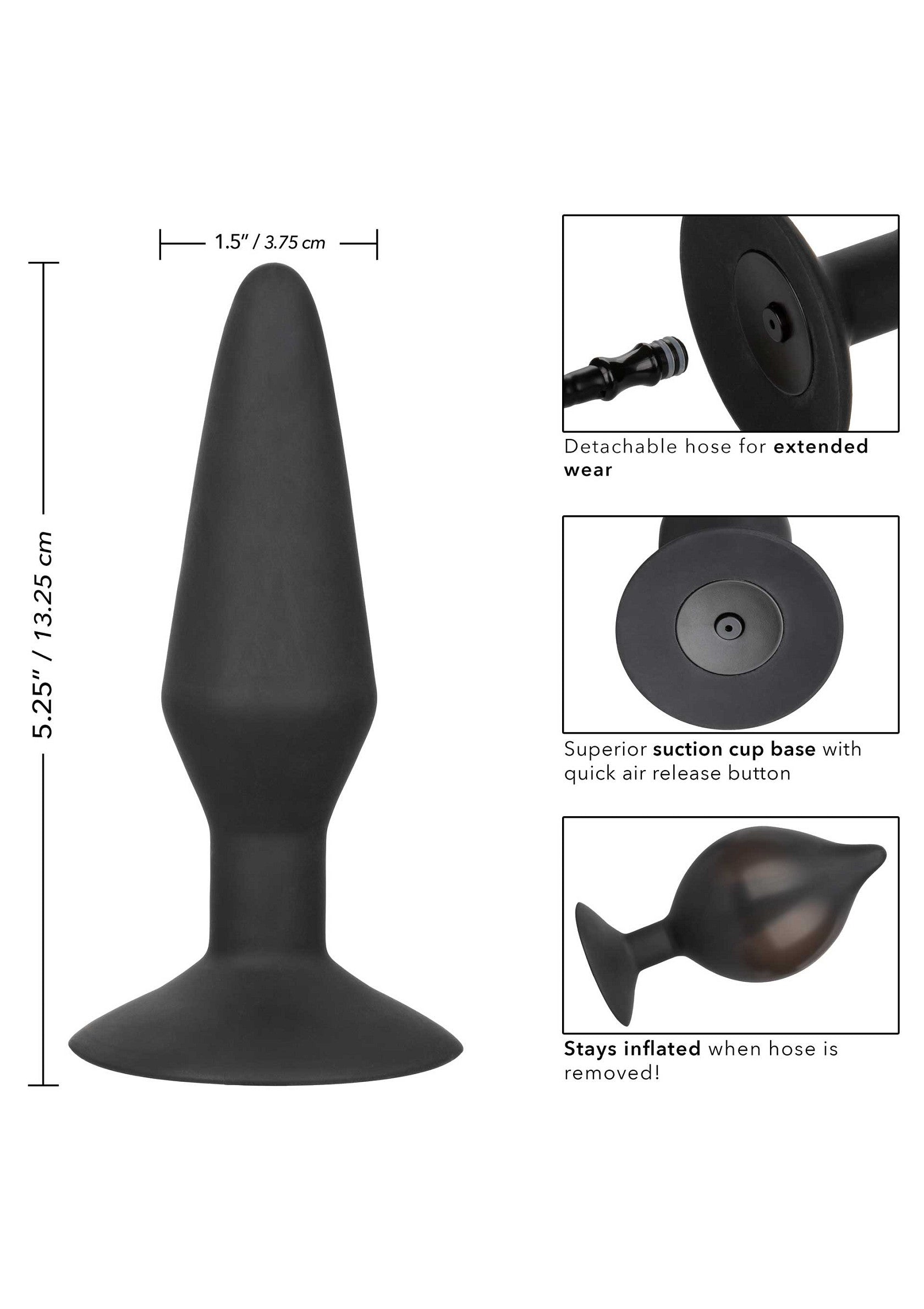 Jouet anal CalExotics Large Silicone Inflatable Plug