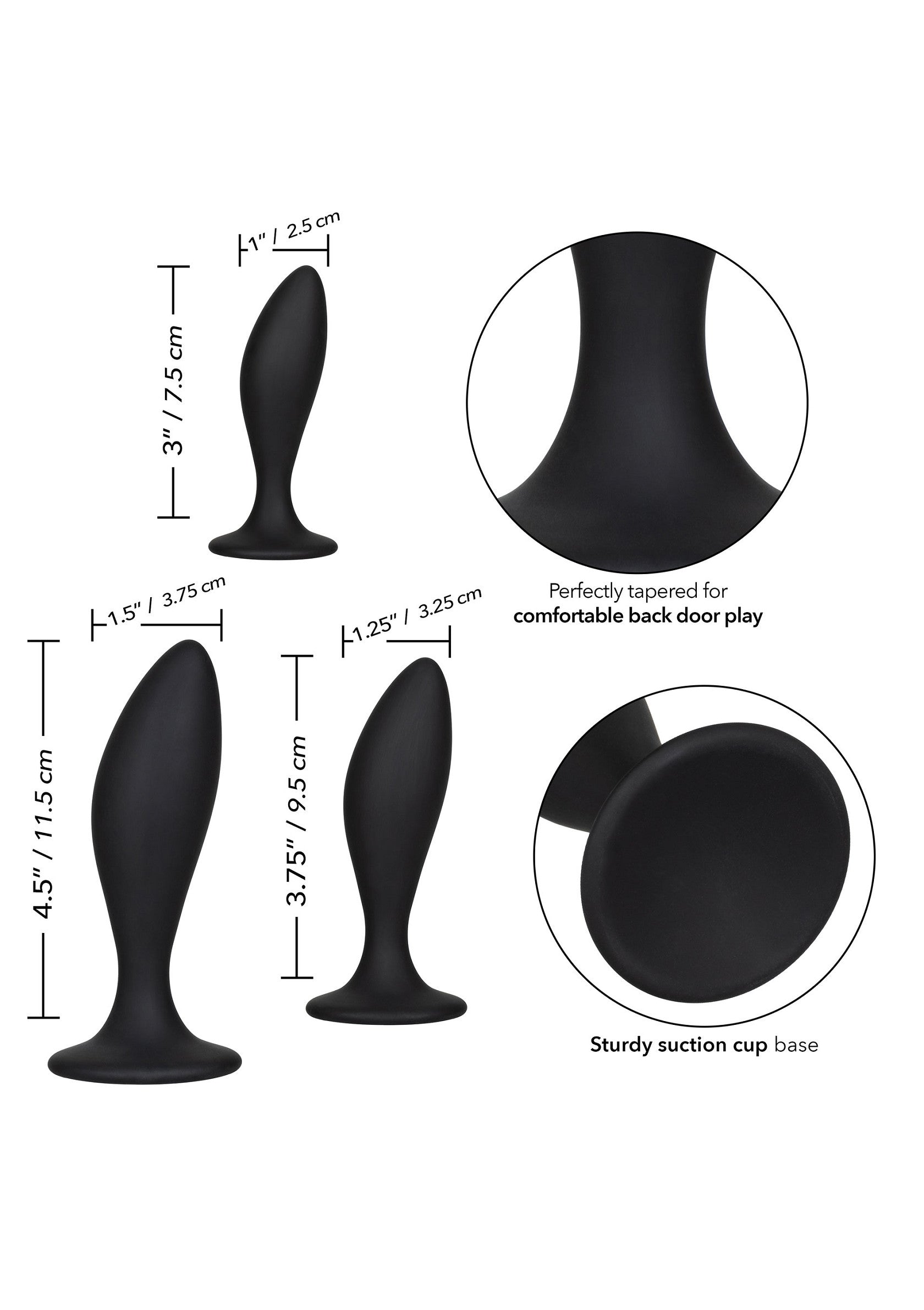 Jouet anal CalExotics Silicone Anal Curve Kit