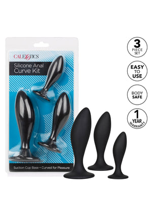 Jouet anal CalExotics Silicone Anal Curve Kit