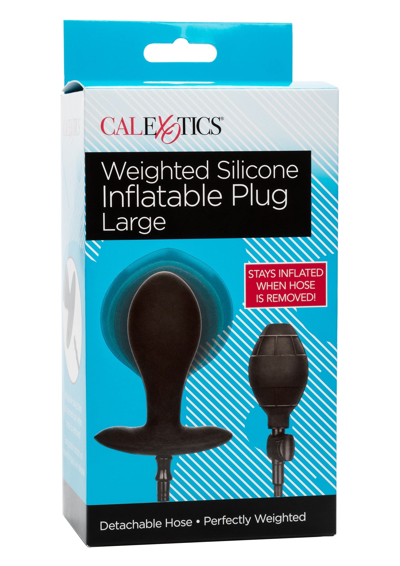 Jouet anal CalExotics Weighted Inflatable Plug Large