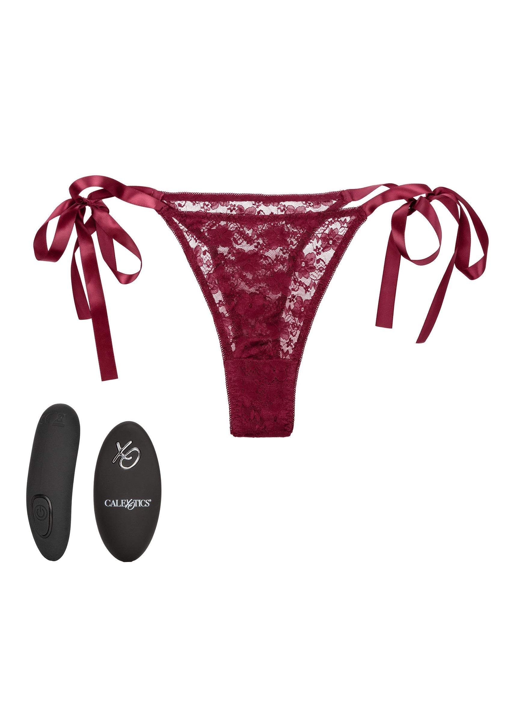 Stimulateur CalExotics Remote Control Lace Thong Set