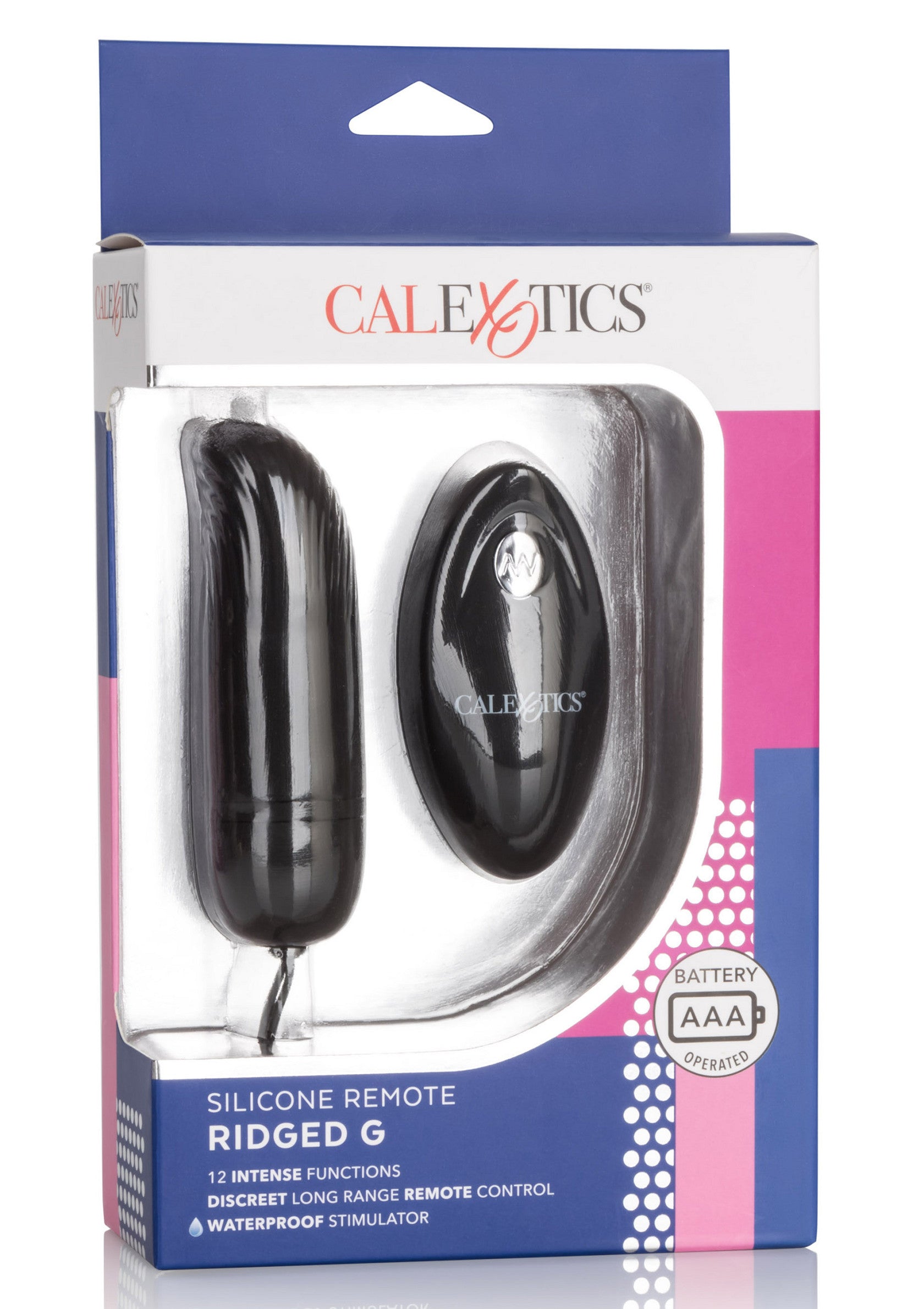 Stimulateur CalExotics Silicone Remote Ridged G