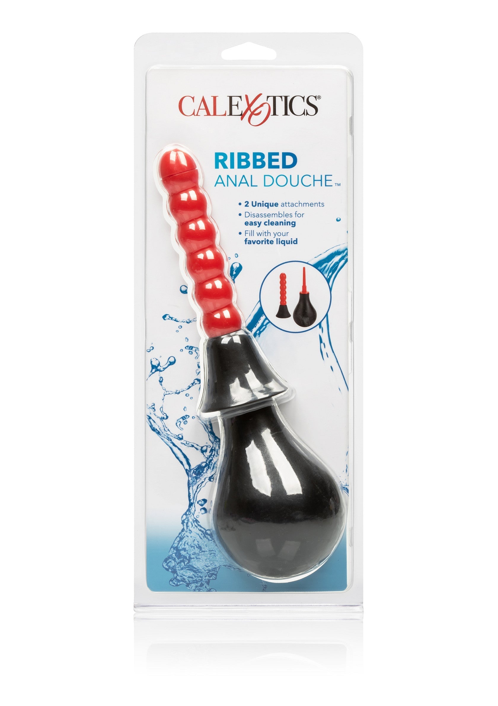 Jouet anal CalExotics Ribbed Anal Douche