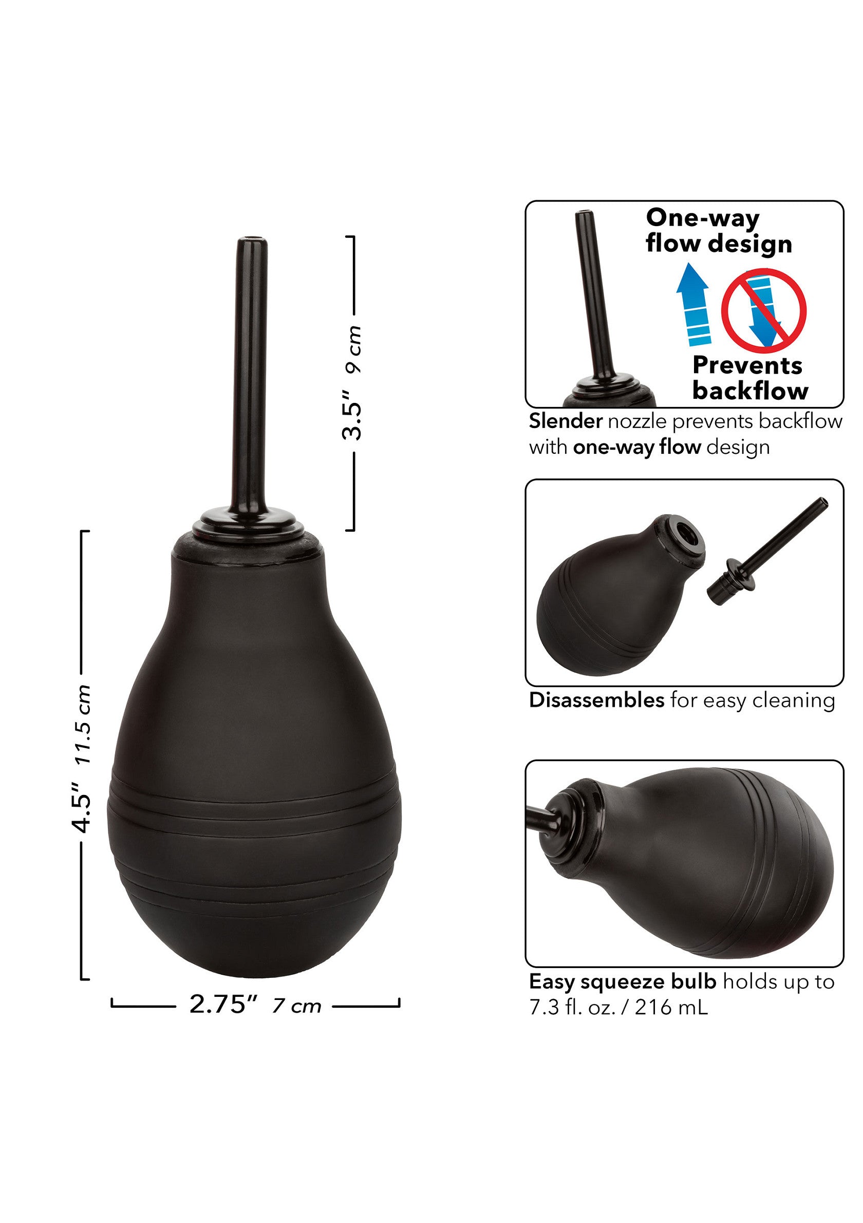 Jouet anal CalExotics Water Systems One-Way Douche