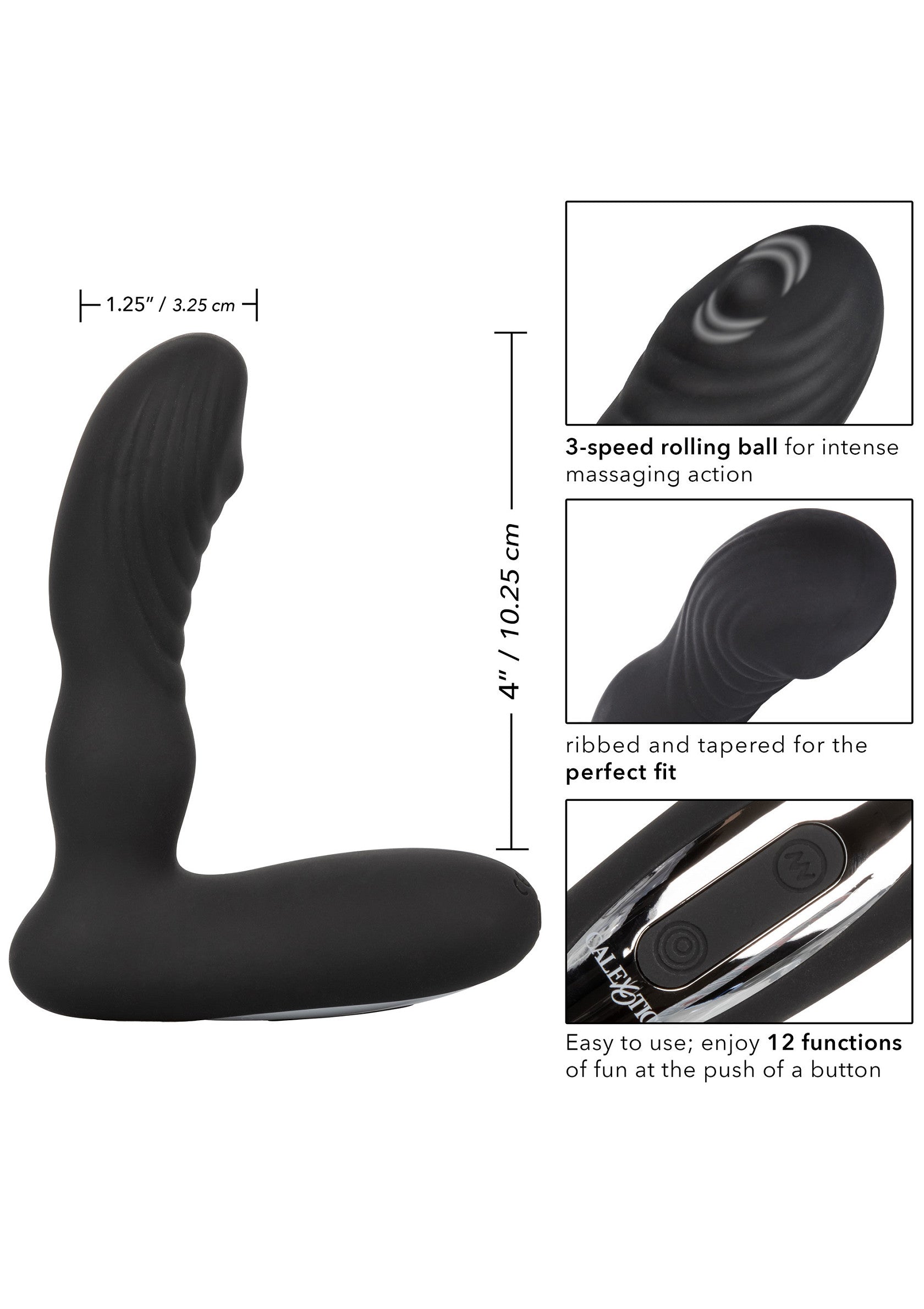 Jouet anal CalExotics Eclipse Roller Ball Probe