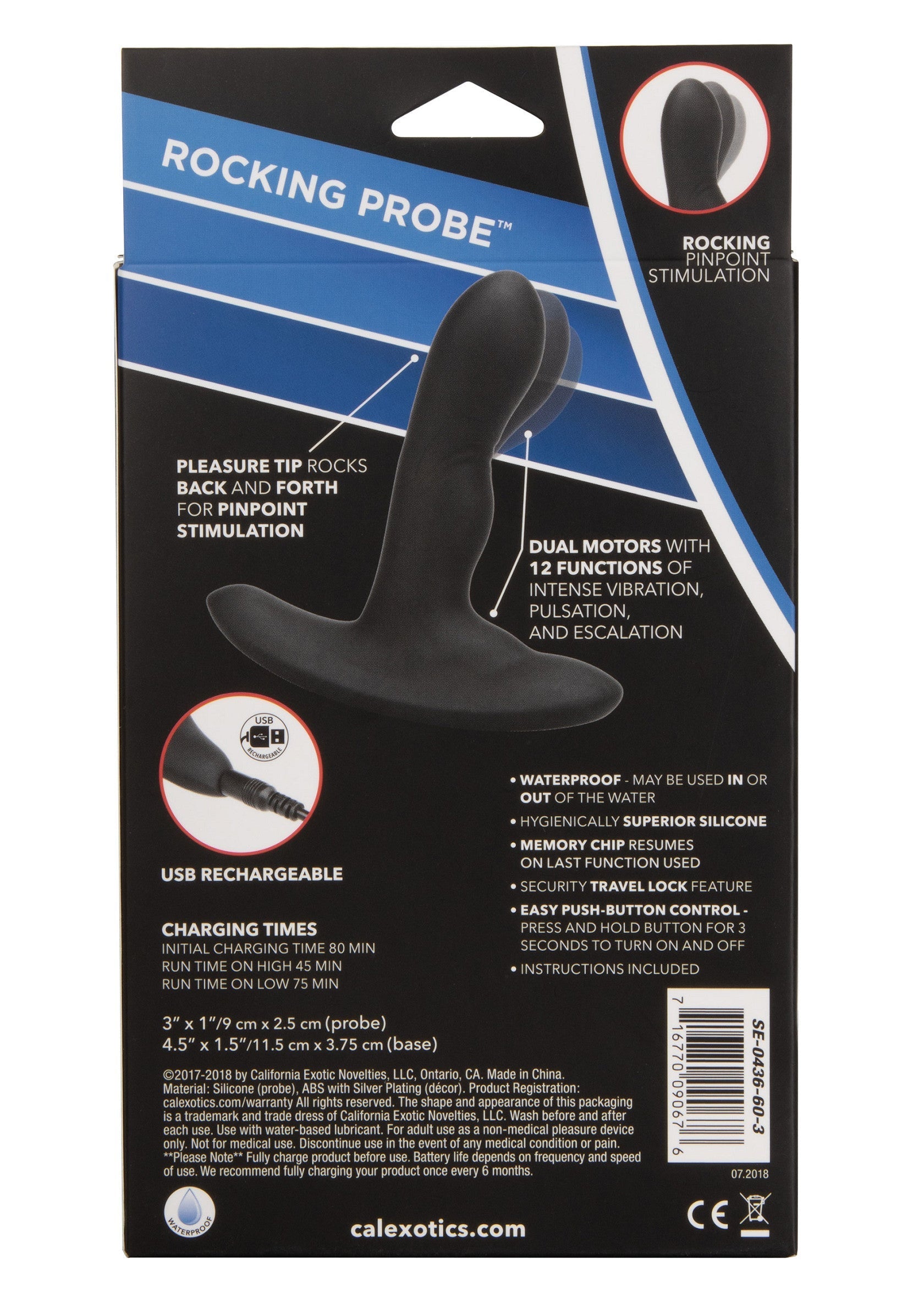 Jouet anal CalExotics Eclipse Rocking Probe