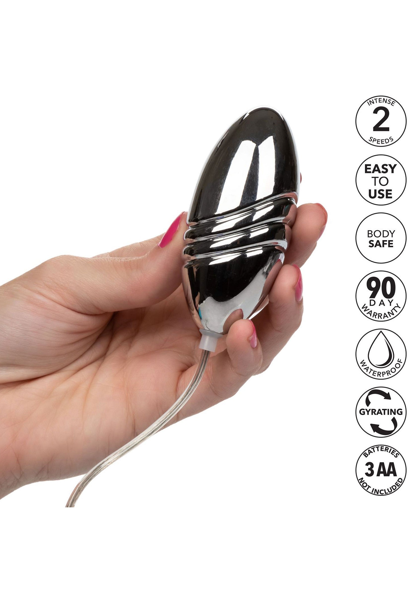 Stimulateur CalExotics Waterproof Gyrating Bullet