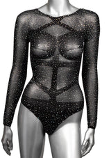 Lingerie CalExotics Long Sleeve Bodysuit Plus