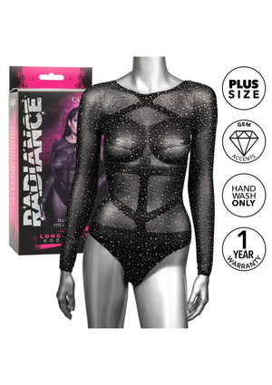 Lingerie CalExotics Long Sleeve Bodysuit Plus