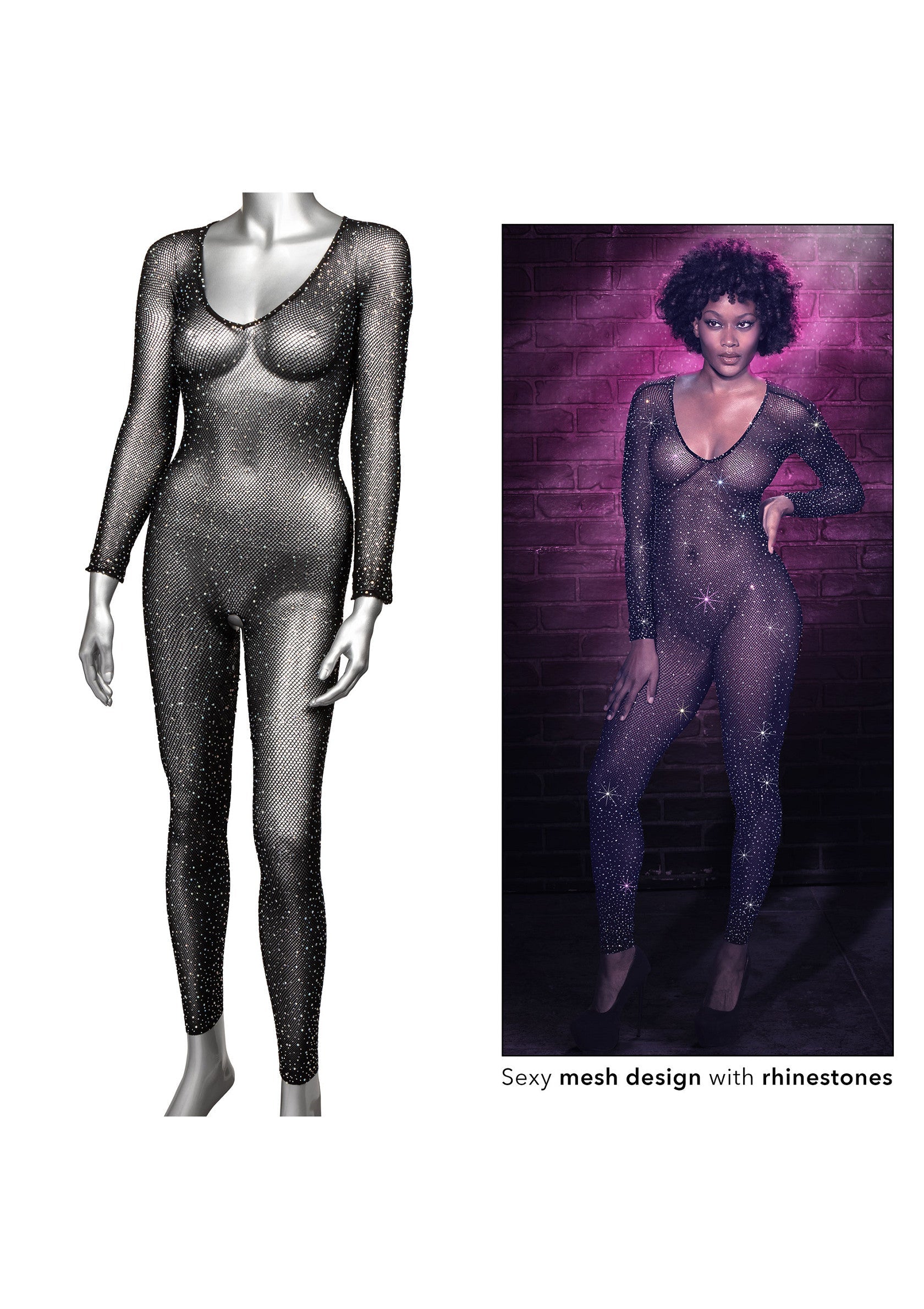 Lingerie CalExotics Crotchless Bodystocking