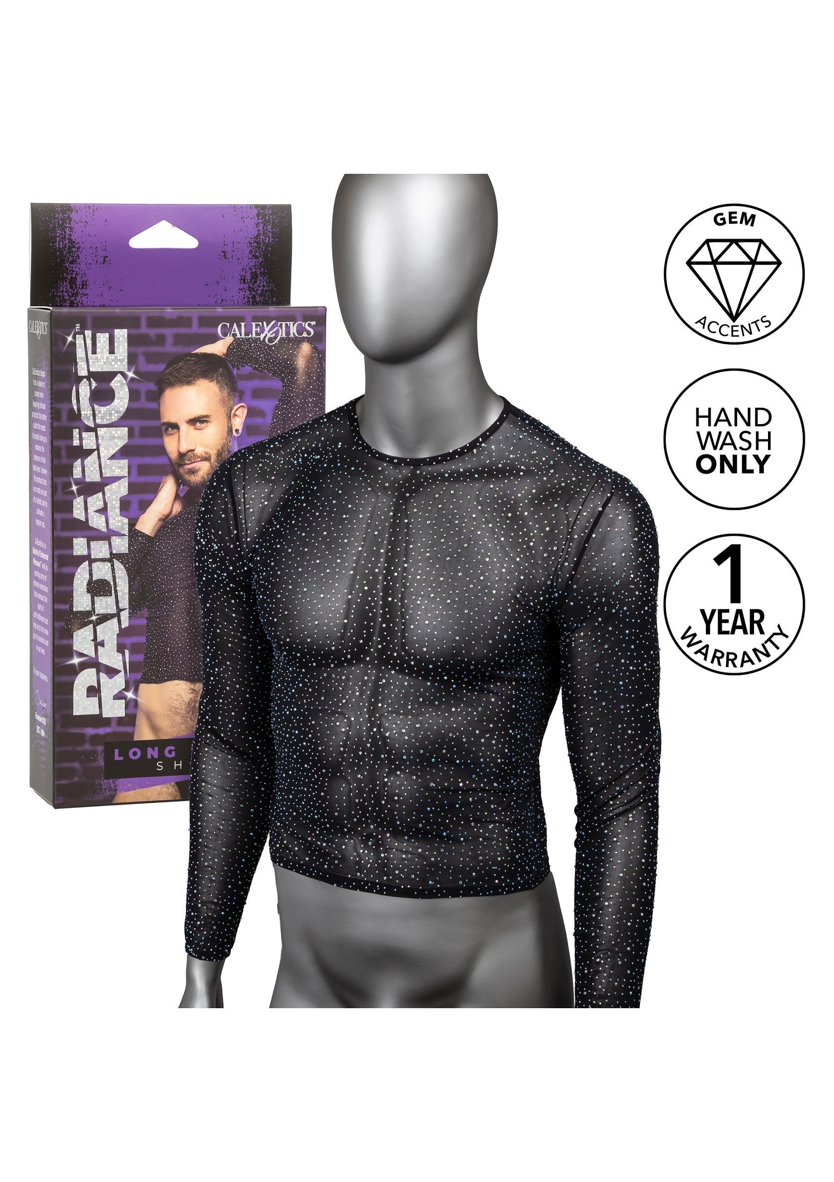 Lingerie CalExotics Radiance Long Sleeve Shirt