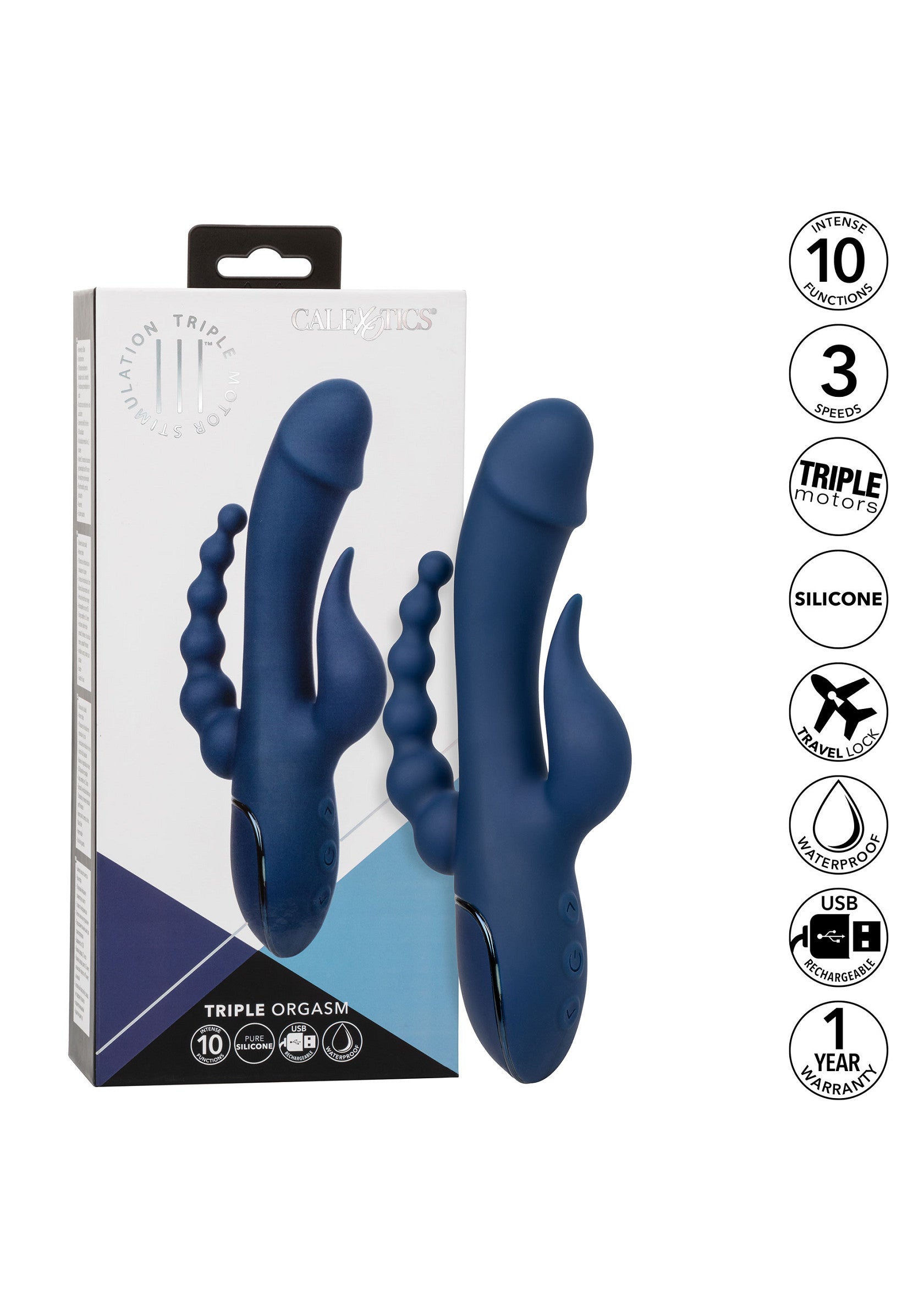 Vibromasseur CalExotics Triple Orgasm