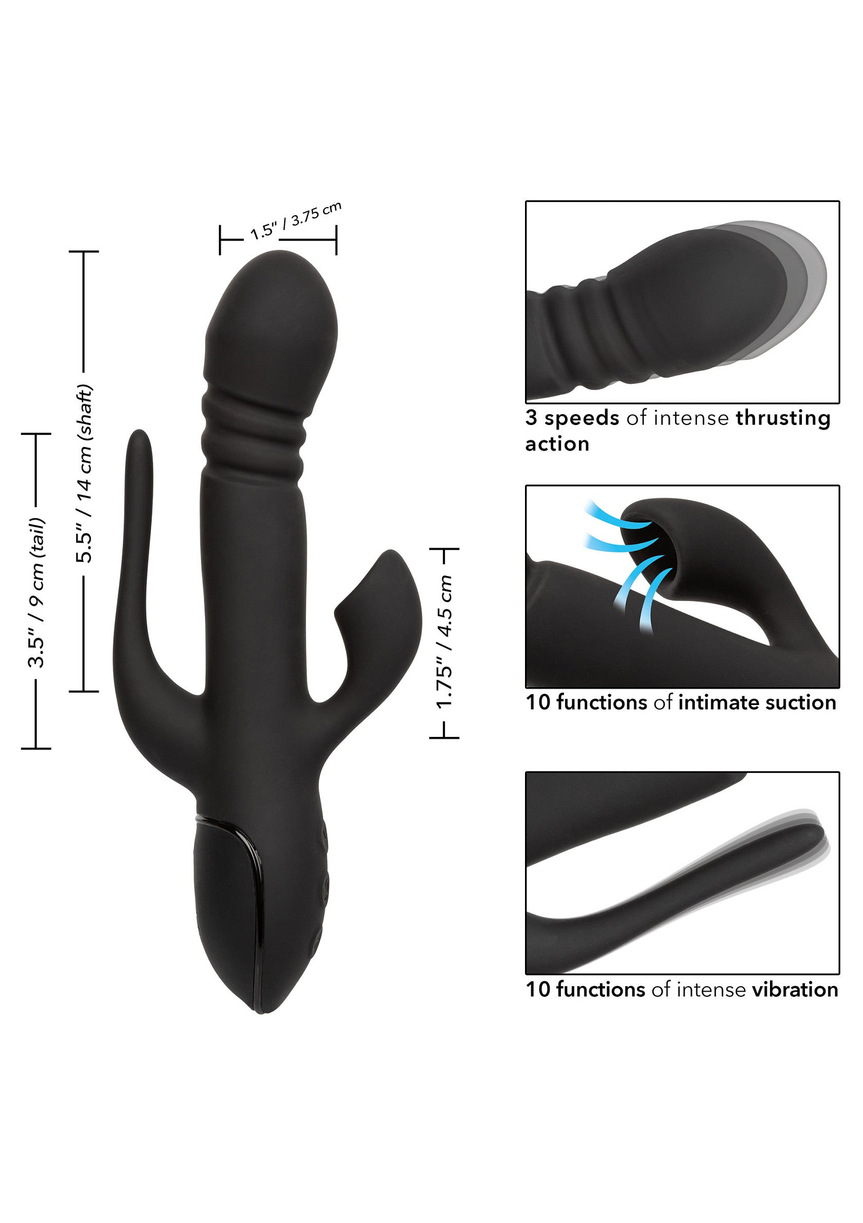 Vibromasseur CalExotics Triple Euphoria
