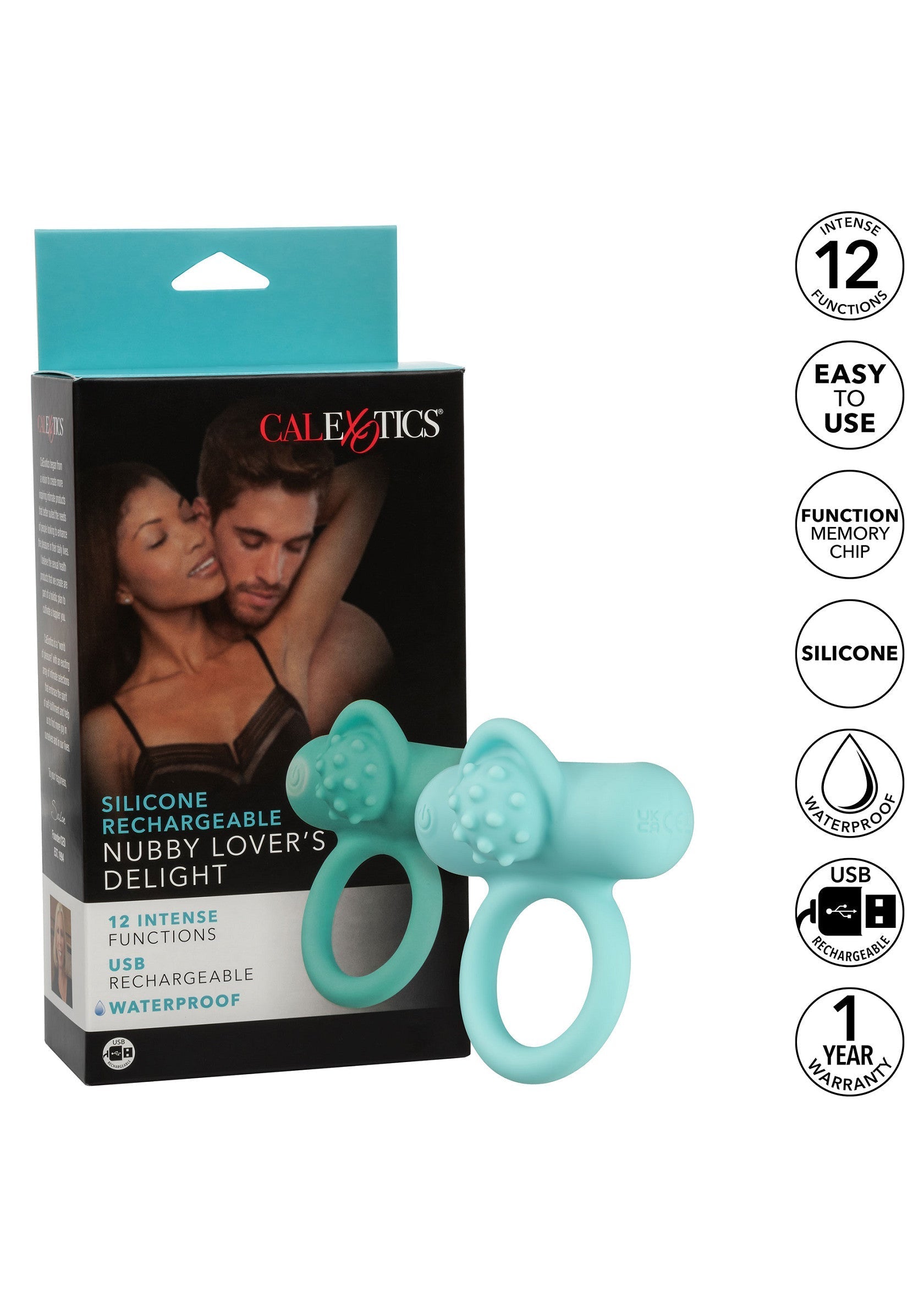 Performance masculine CalExotics Nubby Lover’s Delight