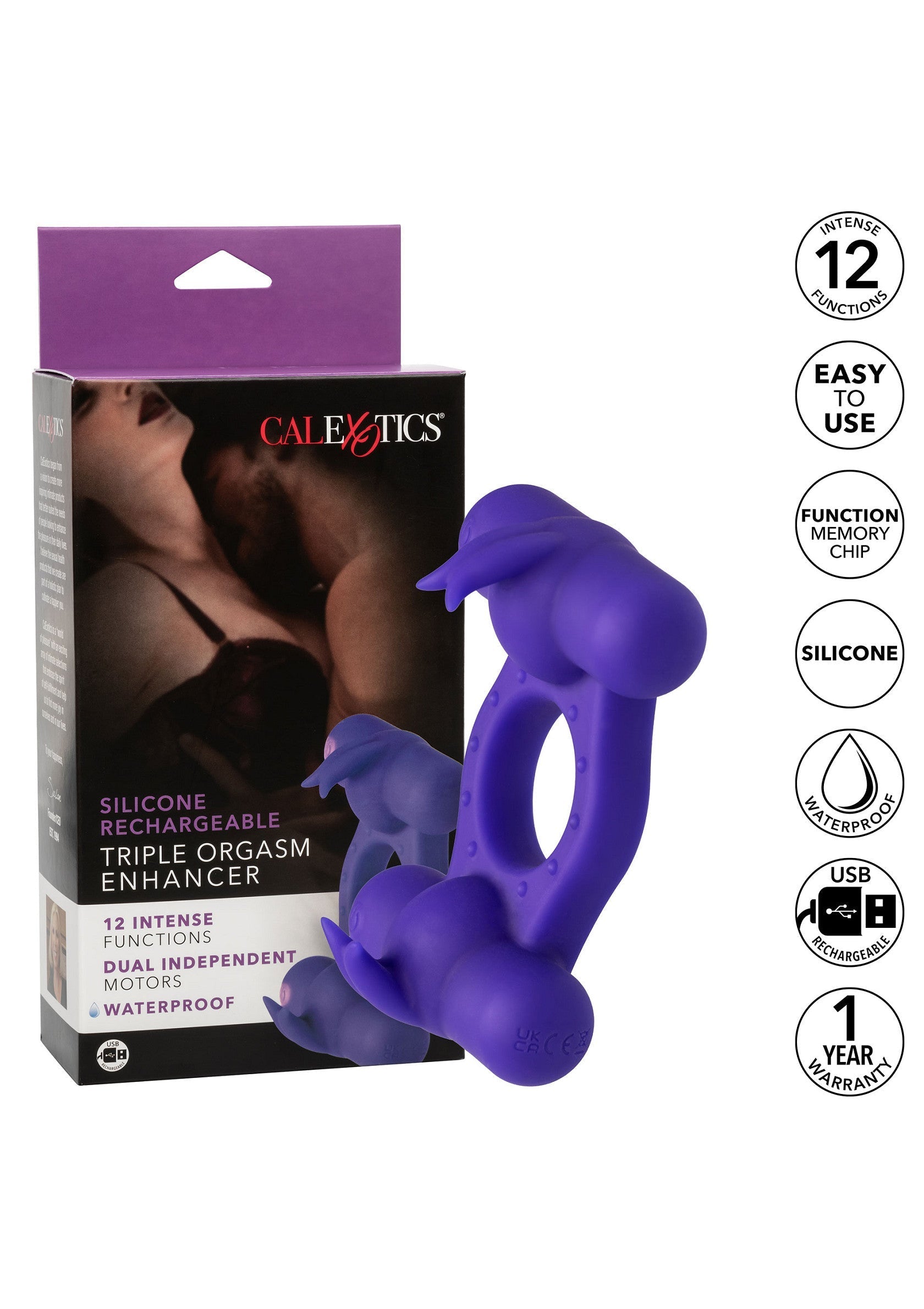Performance masculine CalExotics Triple Orgasm Enhancer