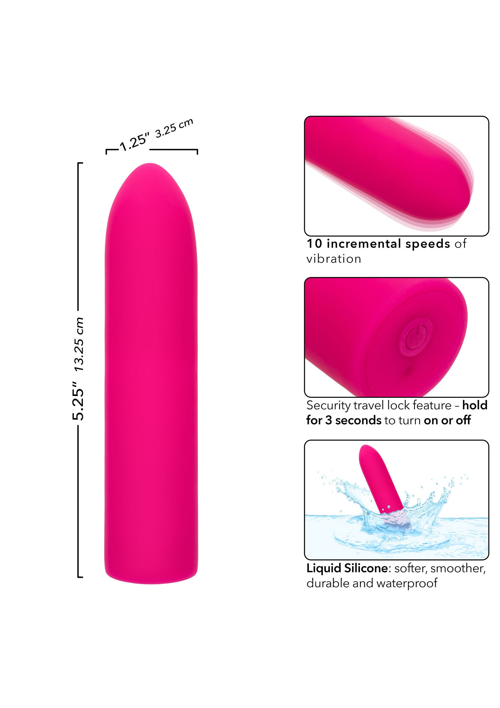 Vibromasseur CalExotics Rechargeable Chic Mini