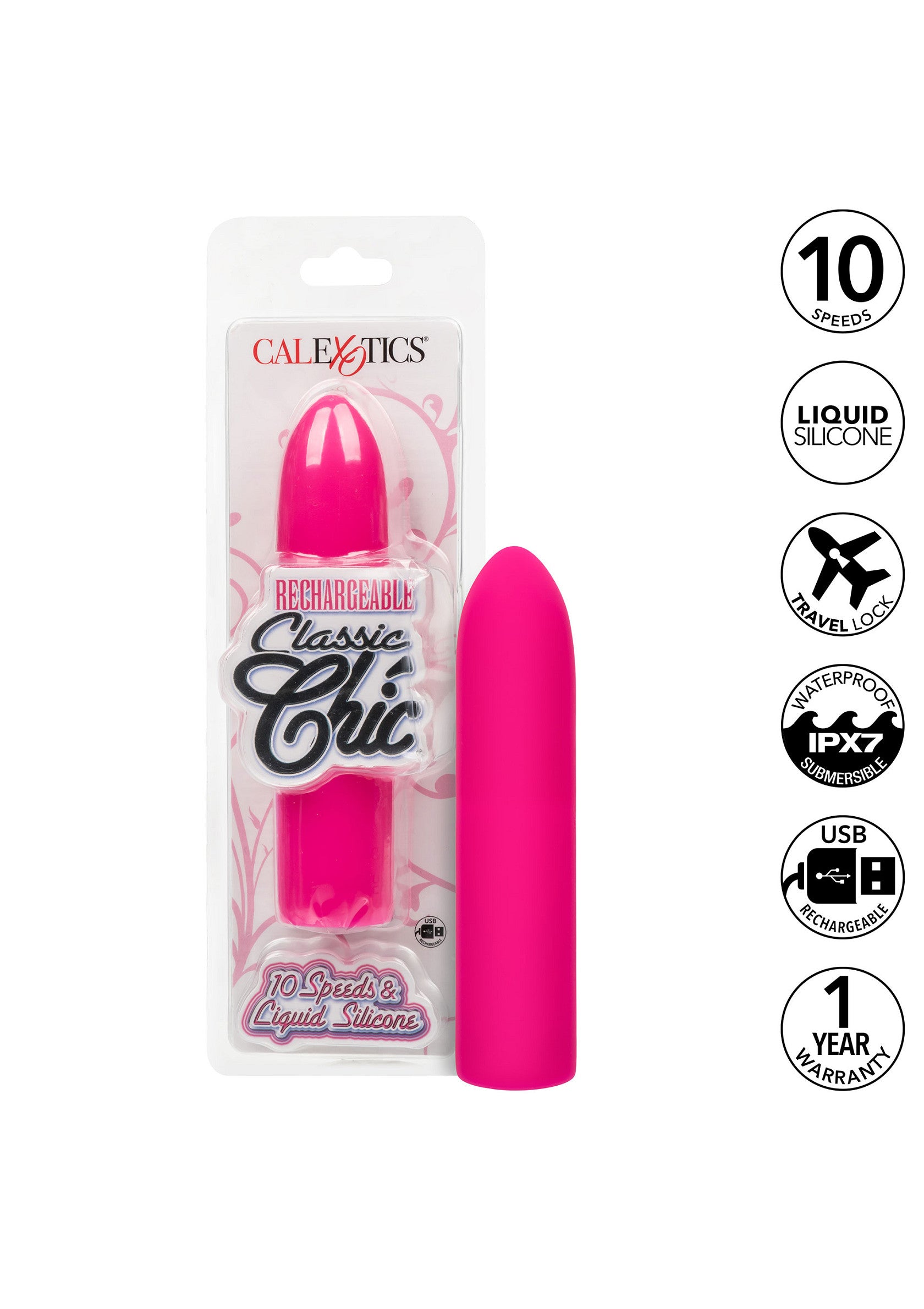 Vibromasseur CalExotics Rechargeable Chic Mini