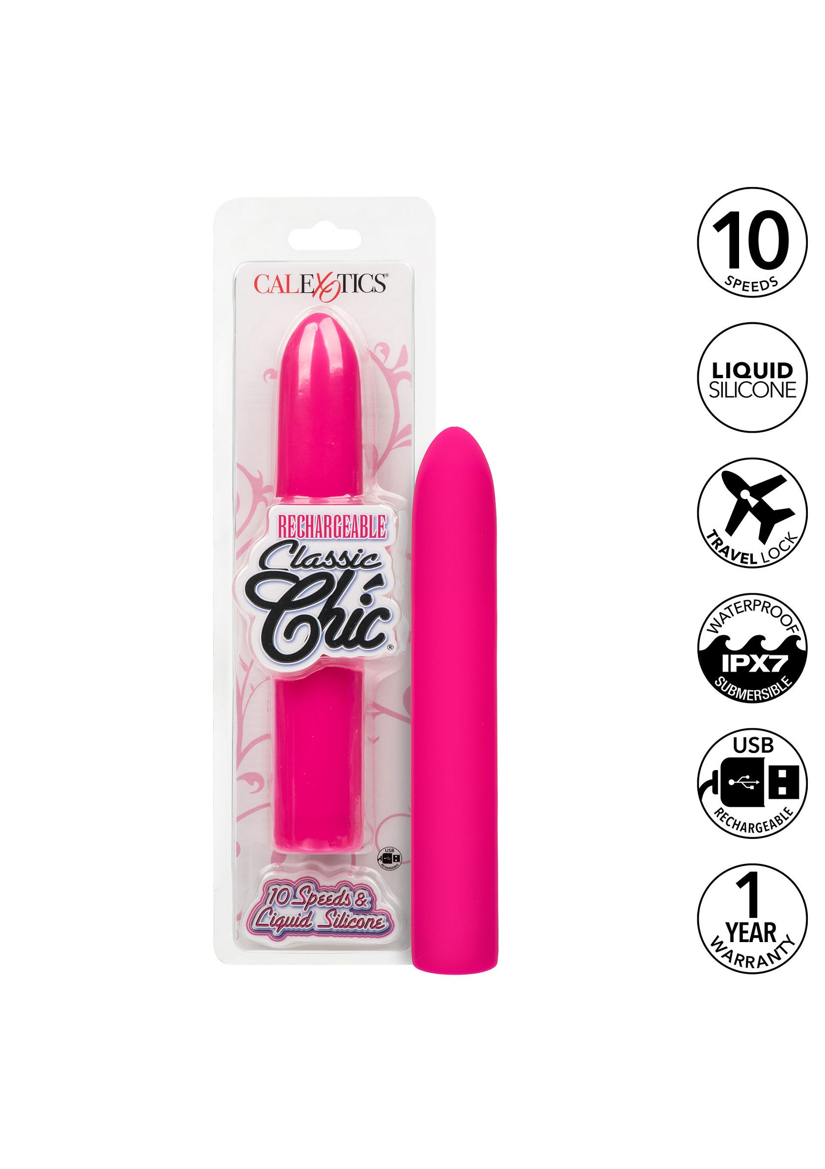 Vibromasseur CalExotics Rechargeable Chic Standard