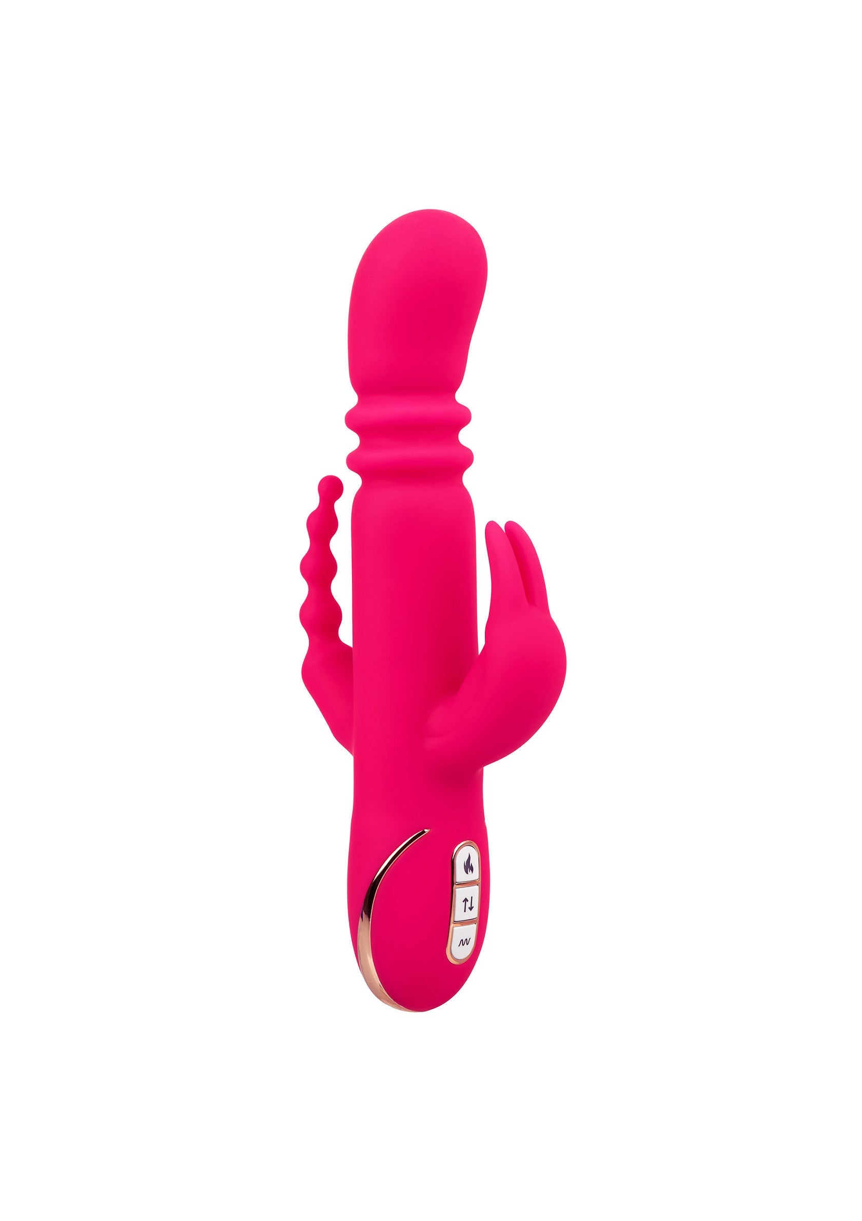 Vibromasseur CalExotics Heated Silicone Triple Rabbit