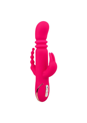 Vibromasseur CalExotics Heated Silicone Triple Rabbit