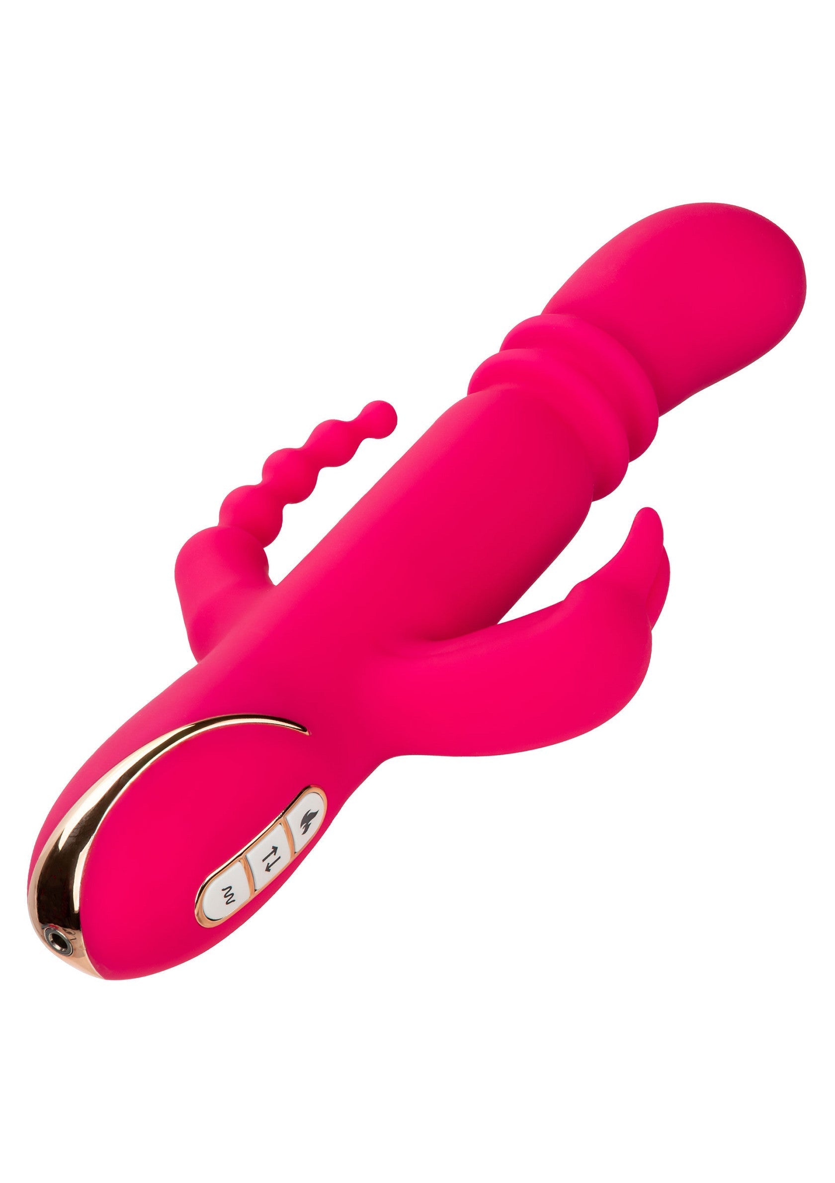 Vibromasseur CalExotics Heated Silicone Triple Rabbit