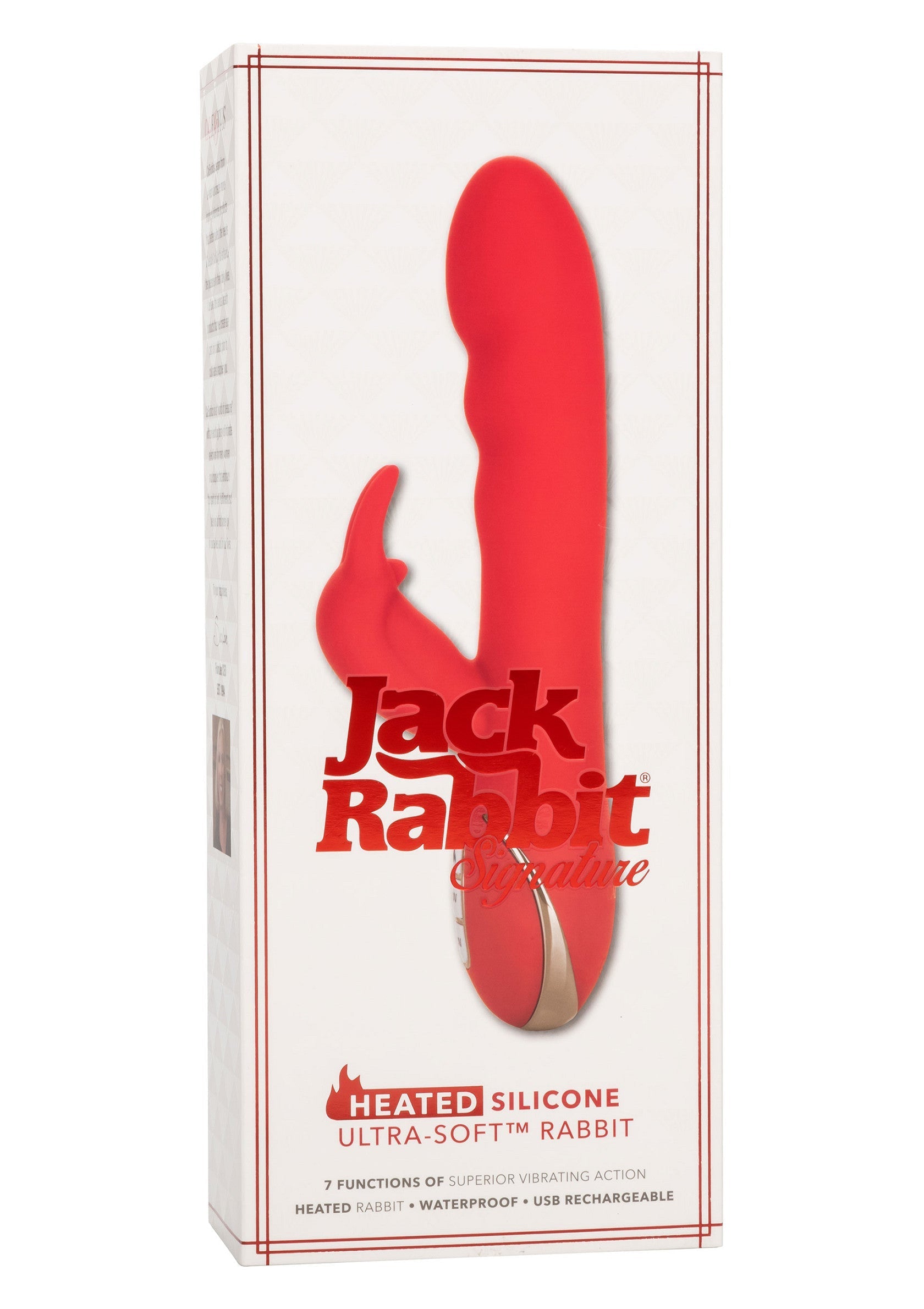 Vibromasseur CalExotics Heated Ultra-Soft Rabbit