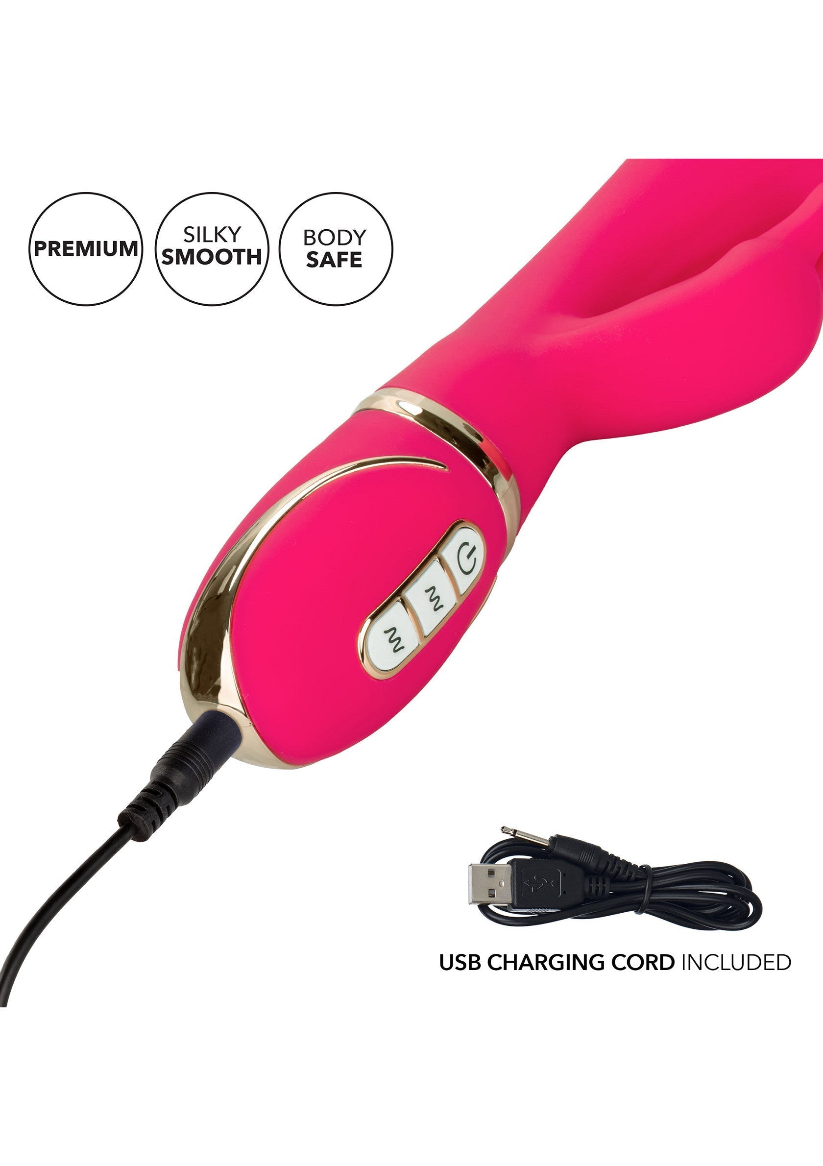 Vibromasseur CalExotics Silicone Ultra-Soft Rabbit