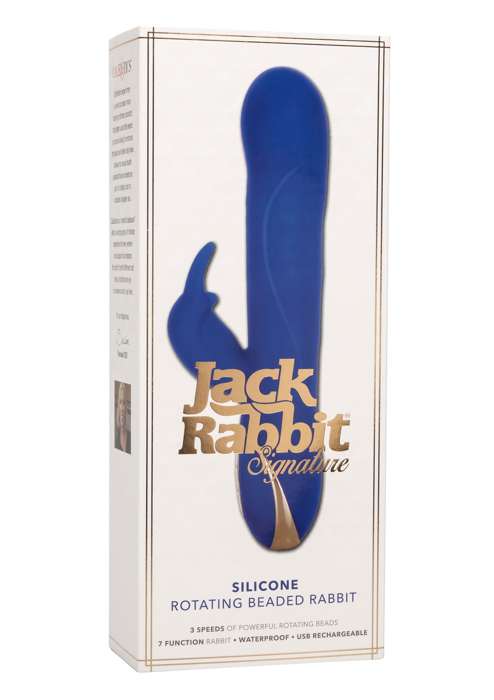 Vibromasseur CalExotics Silicone Rotating Rabbit