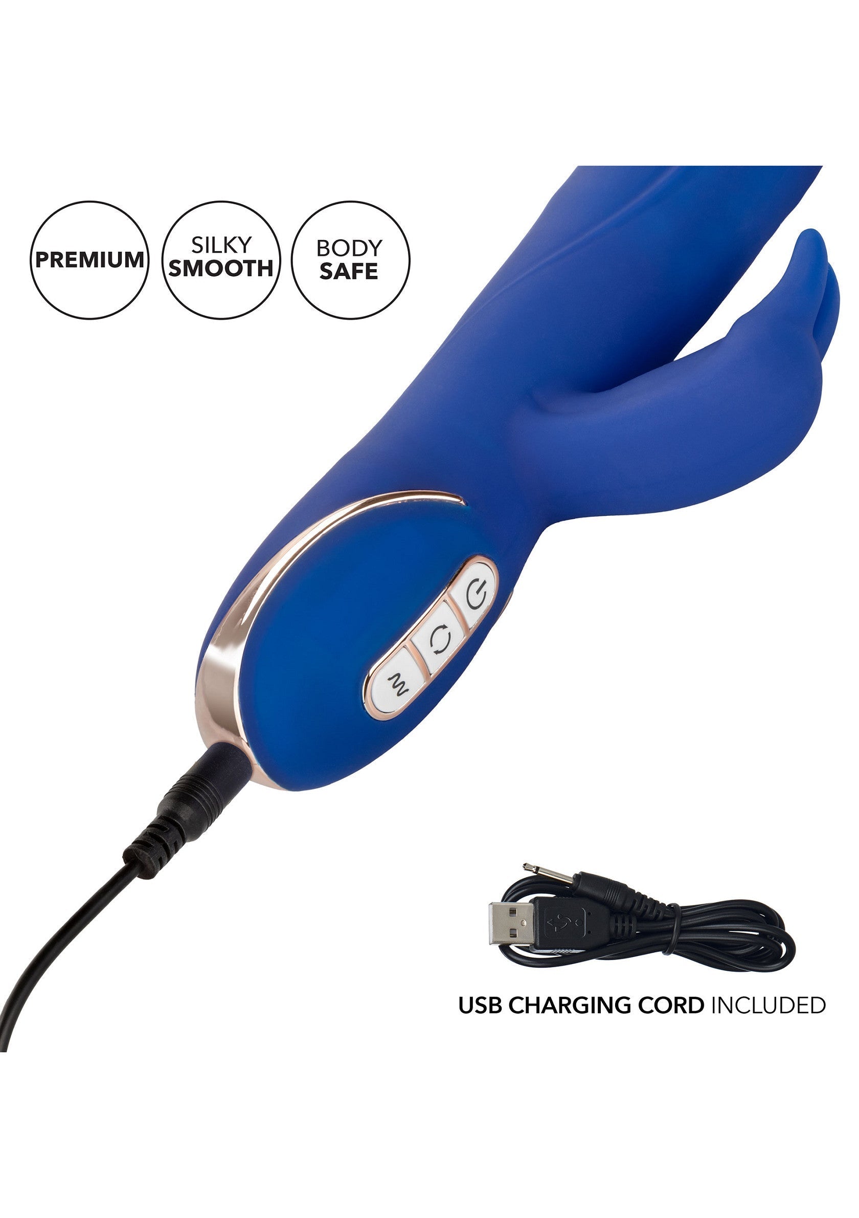 Vibromasseur CalExotics Silicone Rotating Rabbit