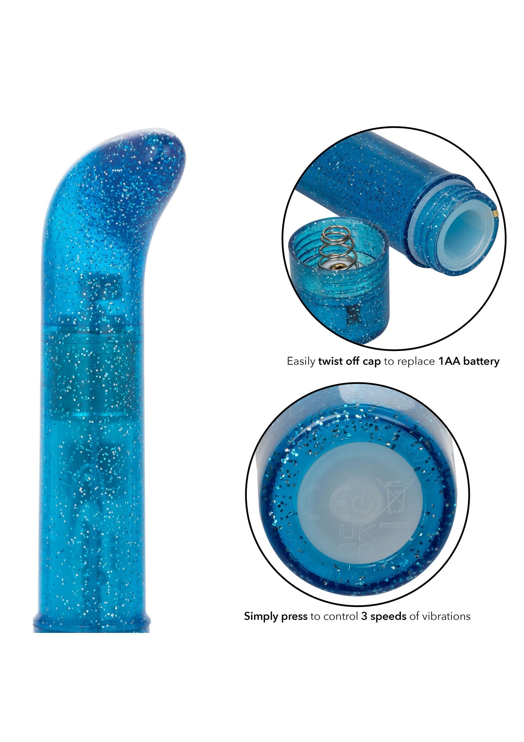 Vibromasseur CalExotics Sparkle Mini G-Vibrator