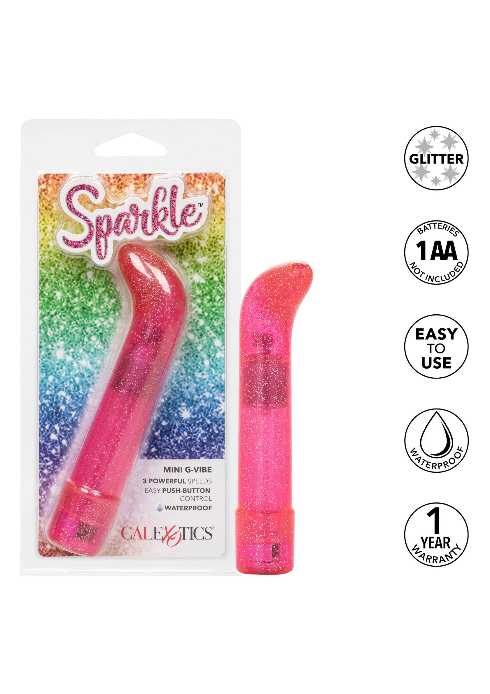 Vibromasseur CalExotics Sparkle Mini G-Vibrator