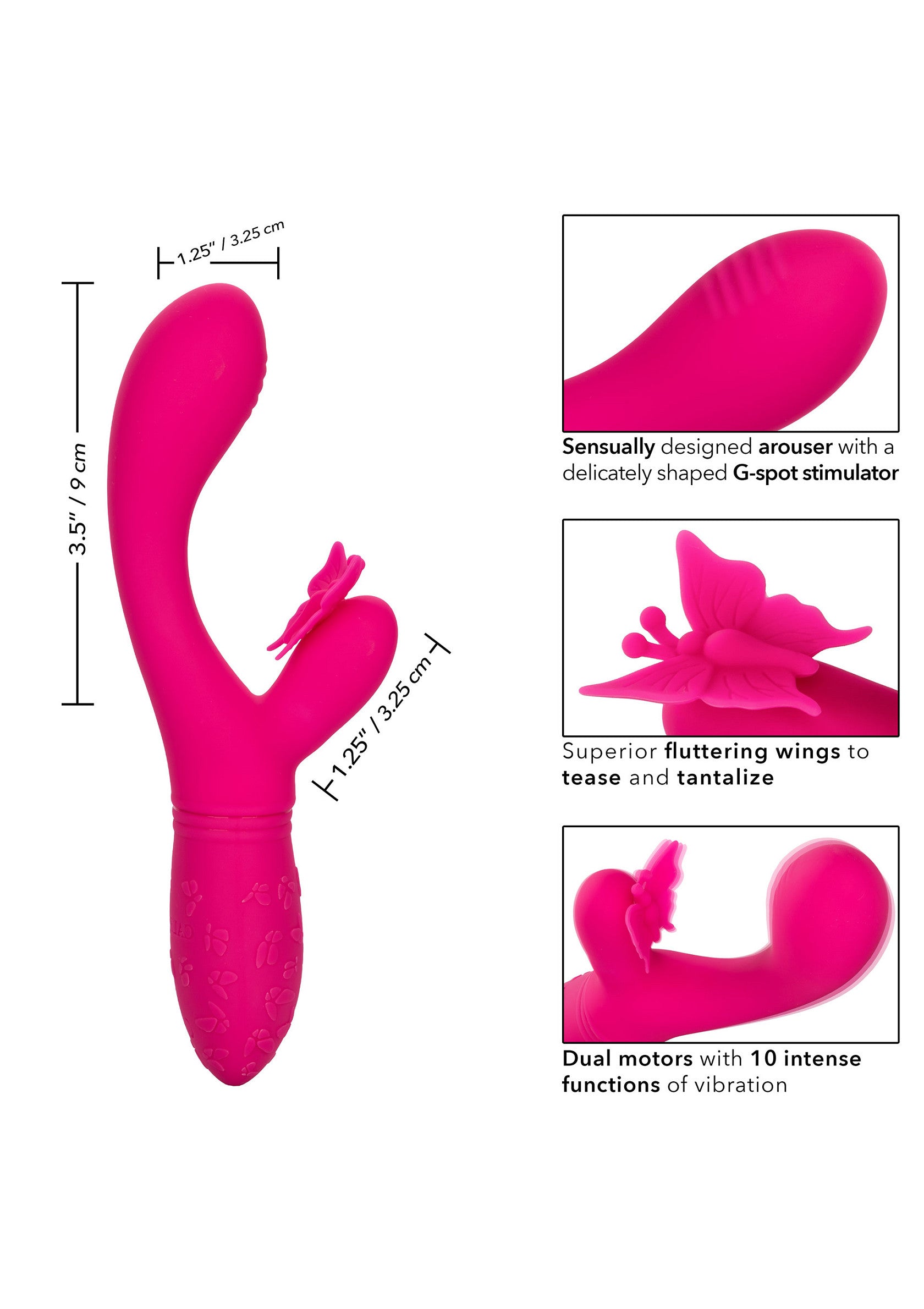 Vibromasseur CalExotics Butterfly Kiss Flutter