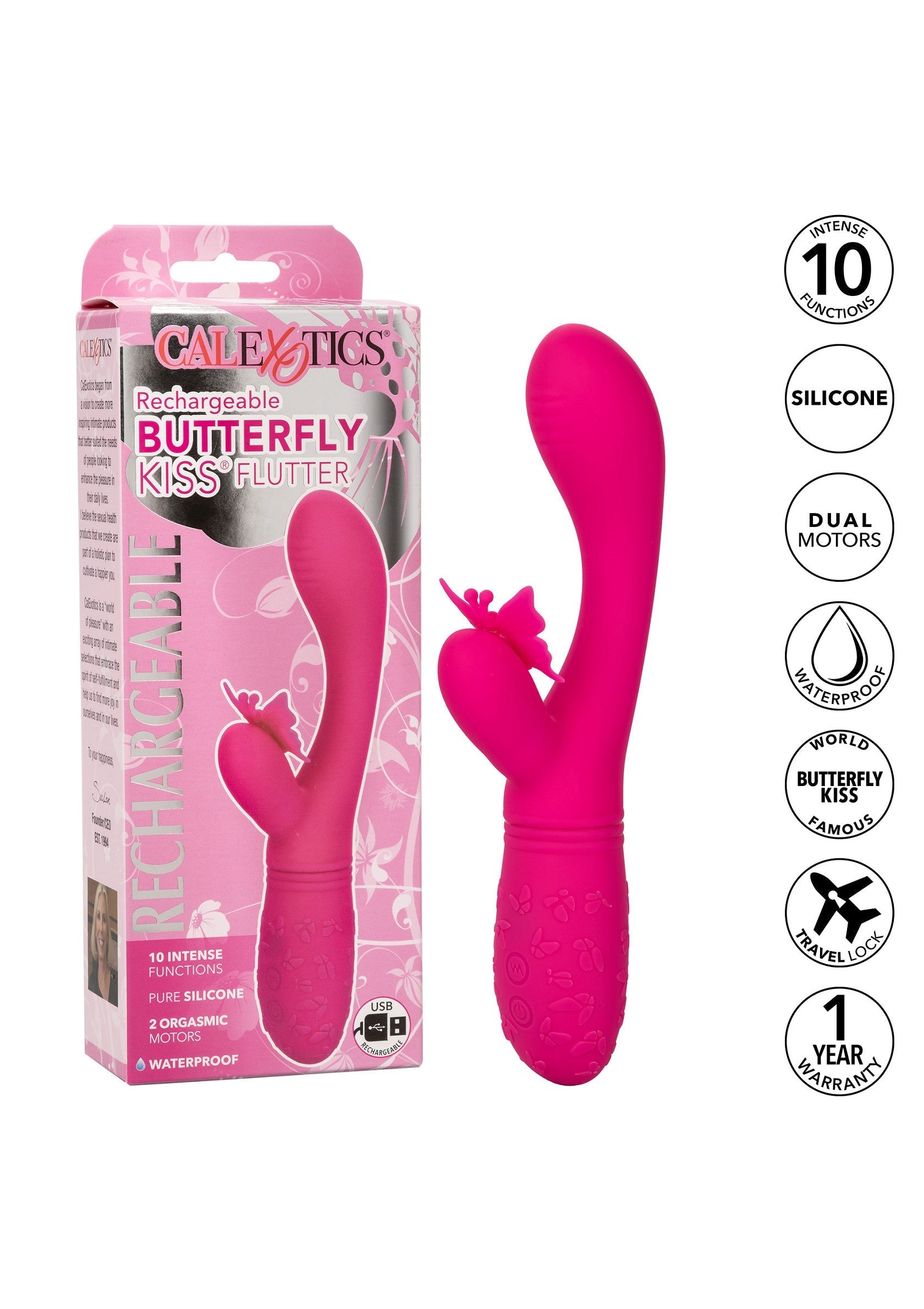 Vibromasseur CalExotics Butterfly Kiss Flutter