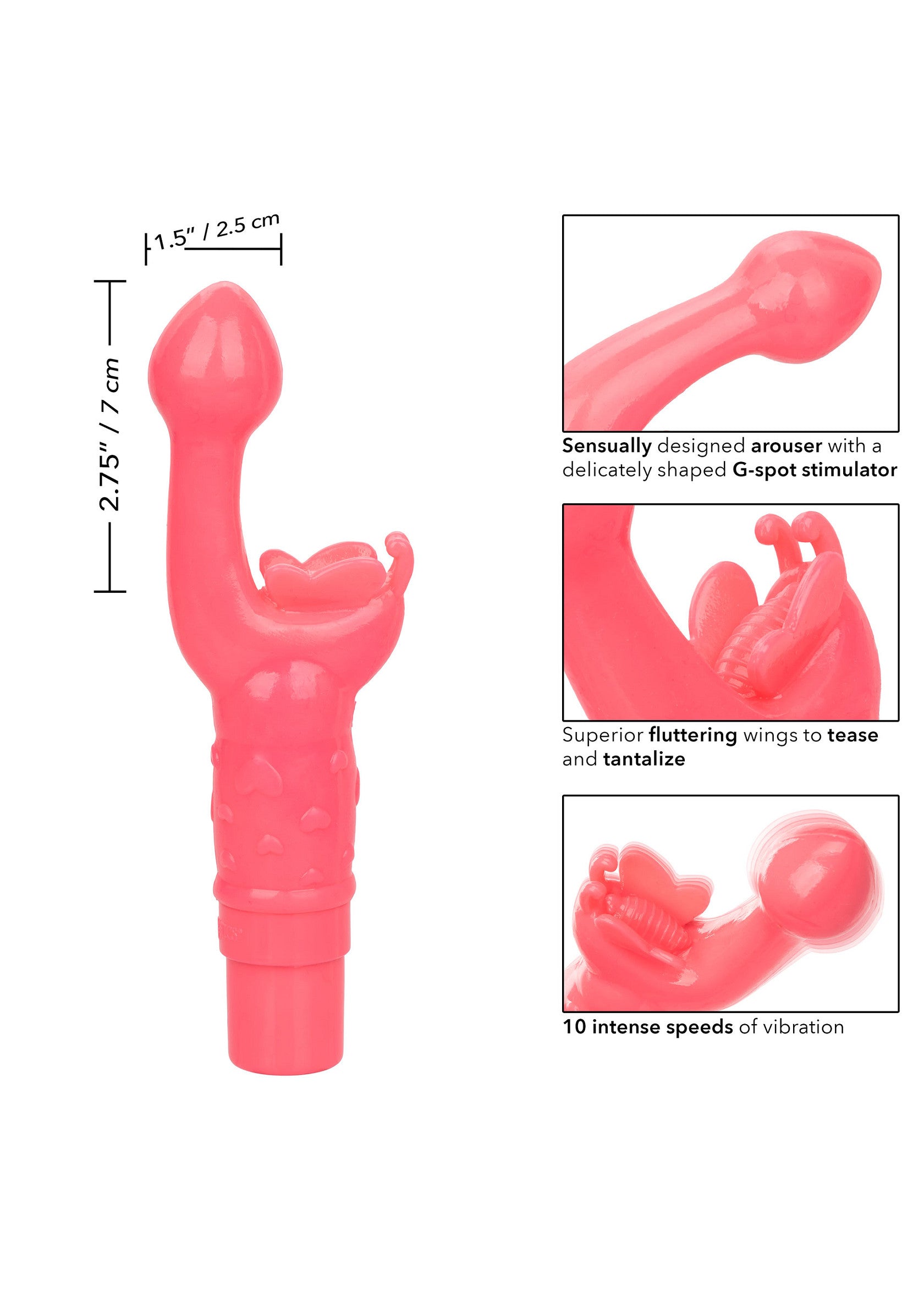 Vibromasseur CalExotics Rechargeable Butterfly Kiss