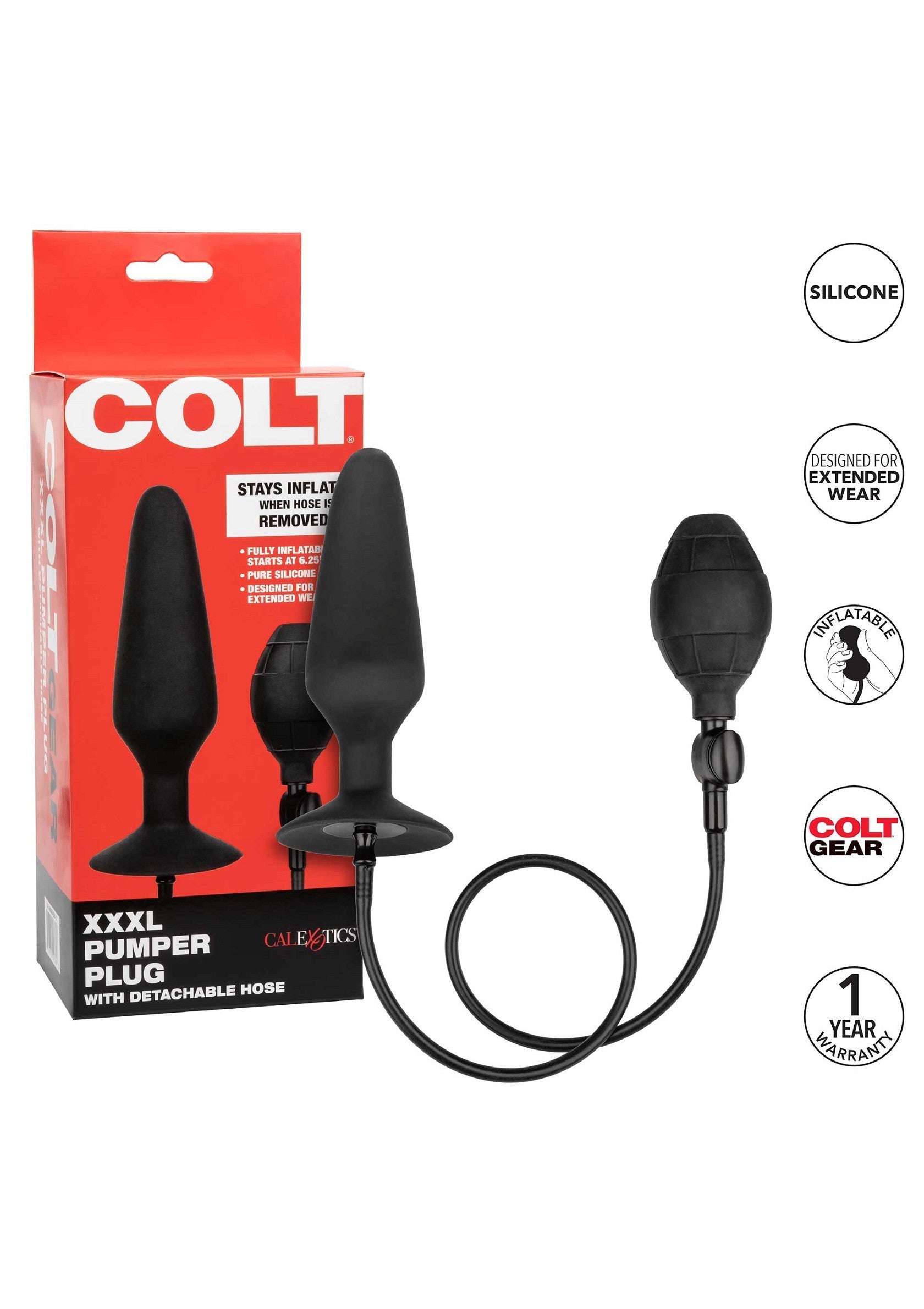 Jouet anal CalExotics COLT Pumper Plug XXXL