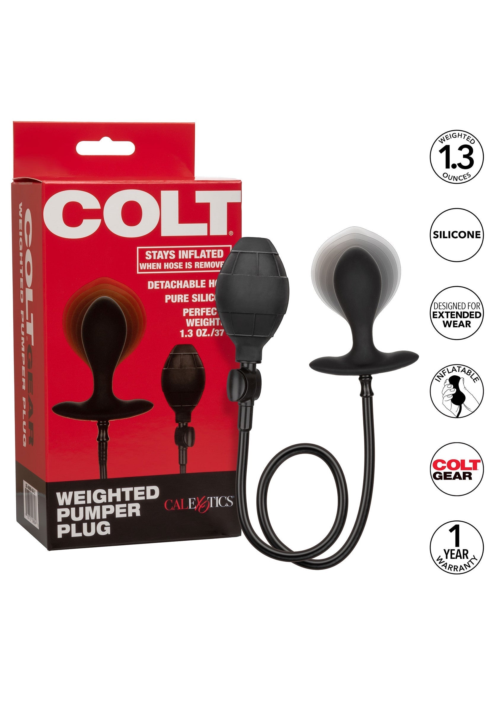 Jouet anal CalExotics COLT Weighted Pumper Plug