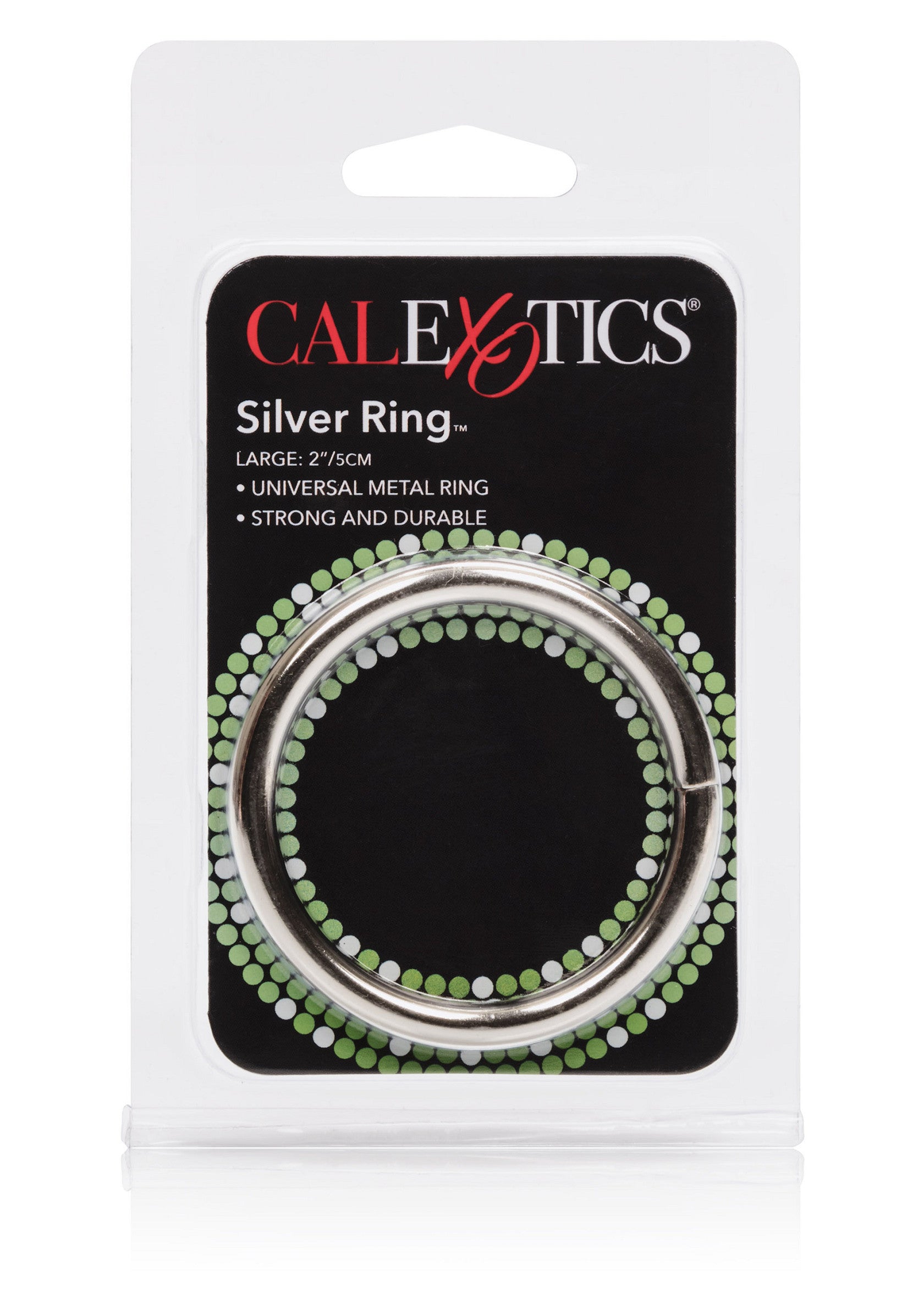 Performance masculine CalExotics Silver Ring Large