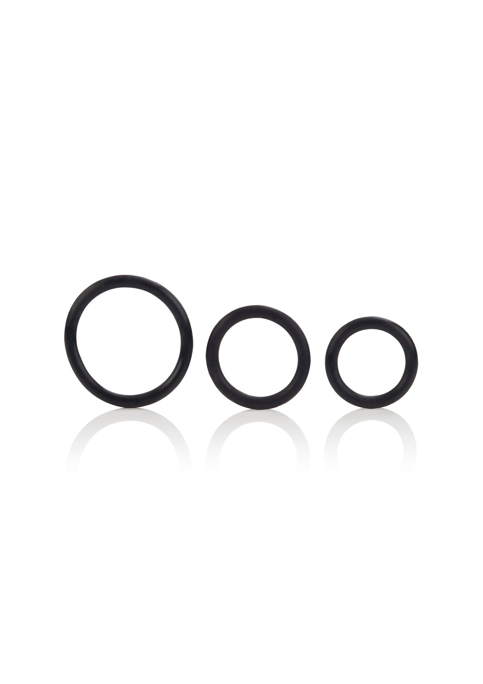 Performance masculine CalExotics Rubber Ring 3 Piece Set