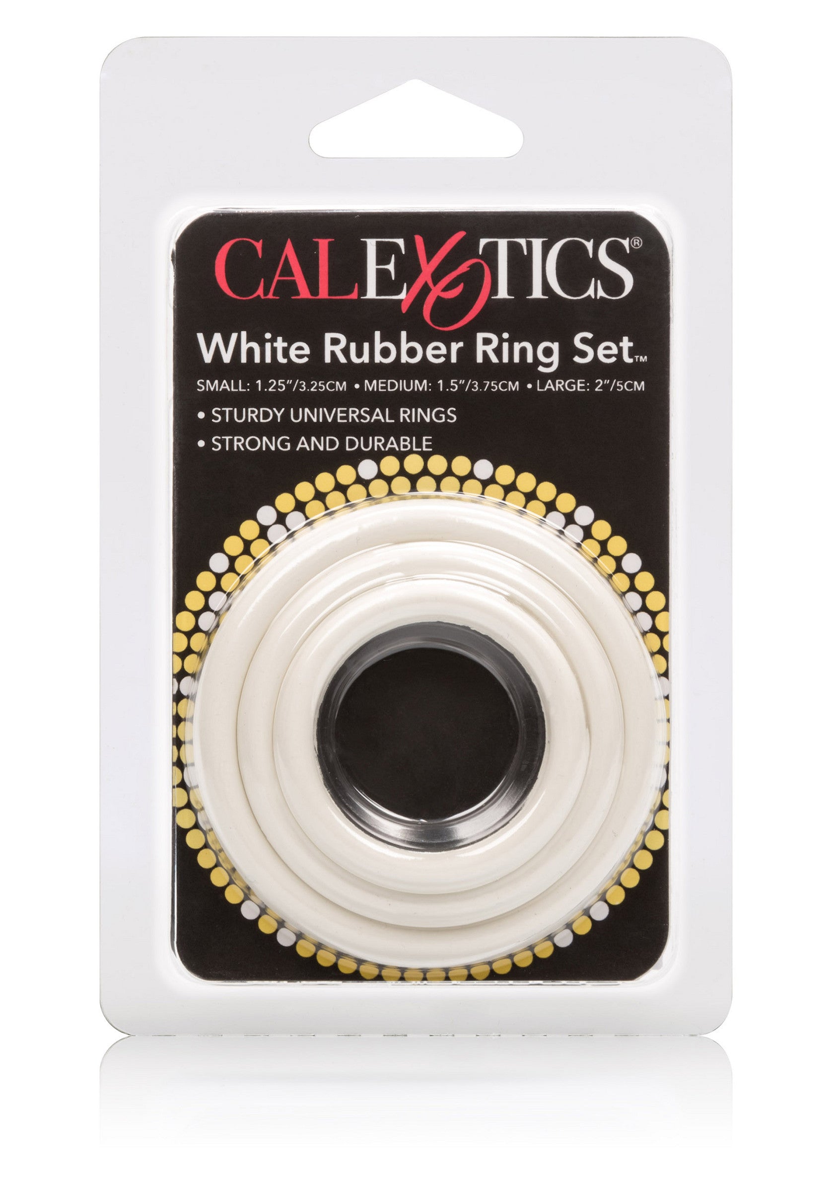 Performance masculine CalExotics Rubber Ring 3 Piece Set